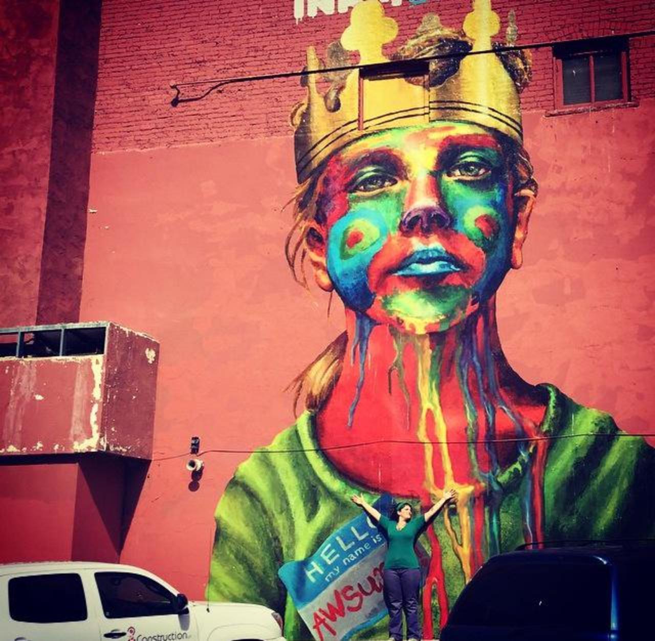 RT @GoogleStreetArt: Street Art by Naomi Haverland in Denver Colorado 

#art #arte #graffiti #streetart http://t.co/Fmy6HLxs04