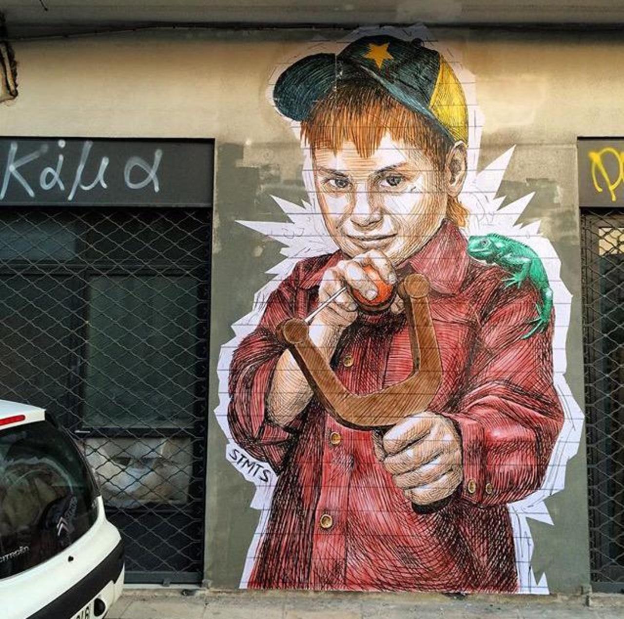 Street Art by STMTS in Athens

#art #graffiti #mural #streetart http://t.co/TGJqfBEGEM