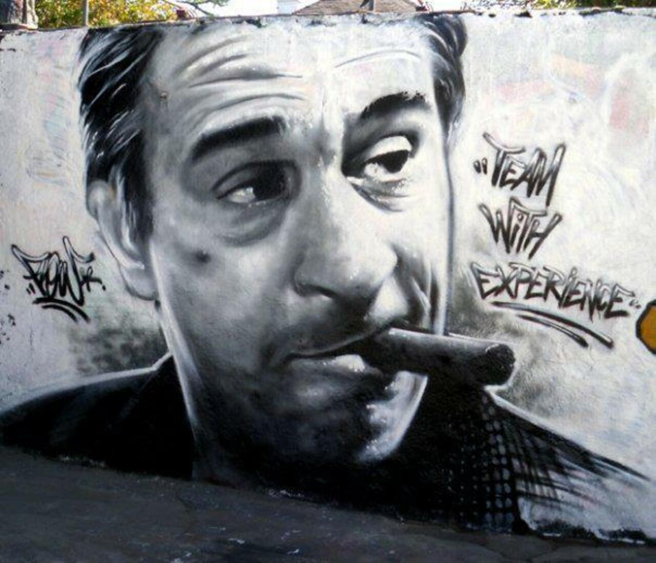 RT @StreetArtCinema: Robert de NIRO by artist #Flow in ?
#streetartcinema #streetart #graffiti
#DeNiro #American #Actor #Cinema #Film http://t.co/zWXXh08bg8
