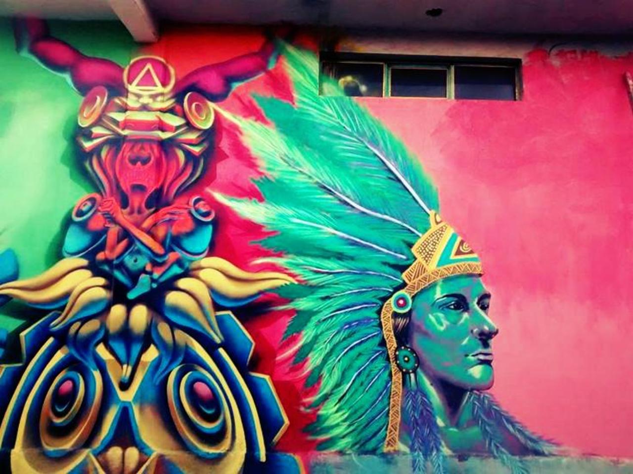 Psychedelic Shaman  • #streetart #graffiti #art #shaman #funky #dope . : http://t.co/yPK1sk3nu9