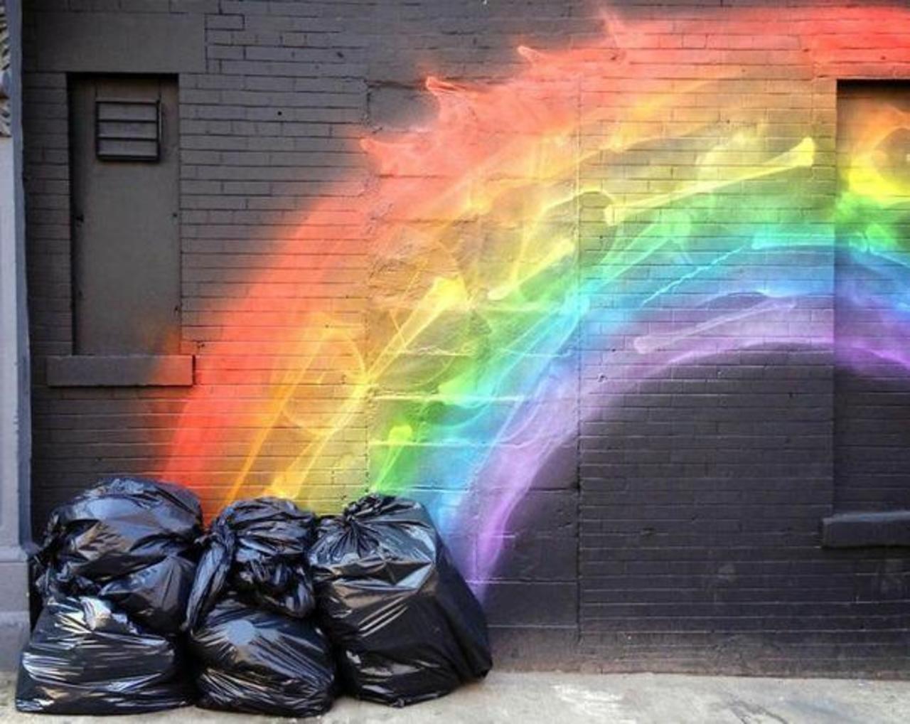 Junkyard Rainbow • #streetart #newyork #graffiti #art #funky #dope . : http://t.co/rfrNFI2fh1