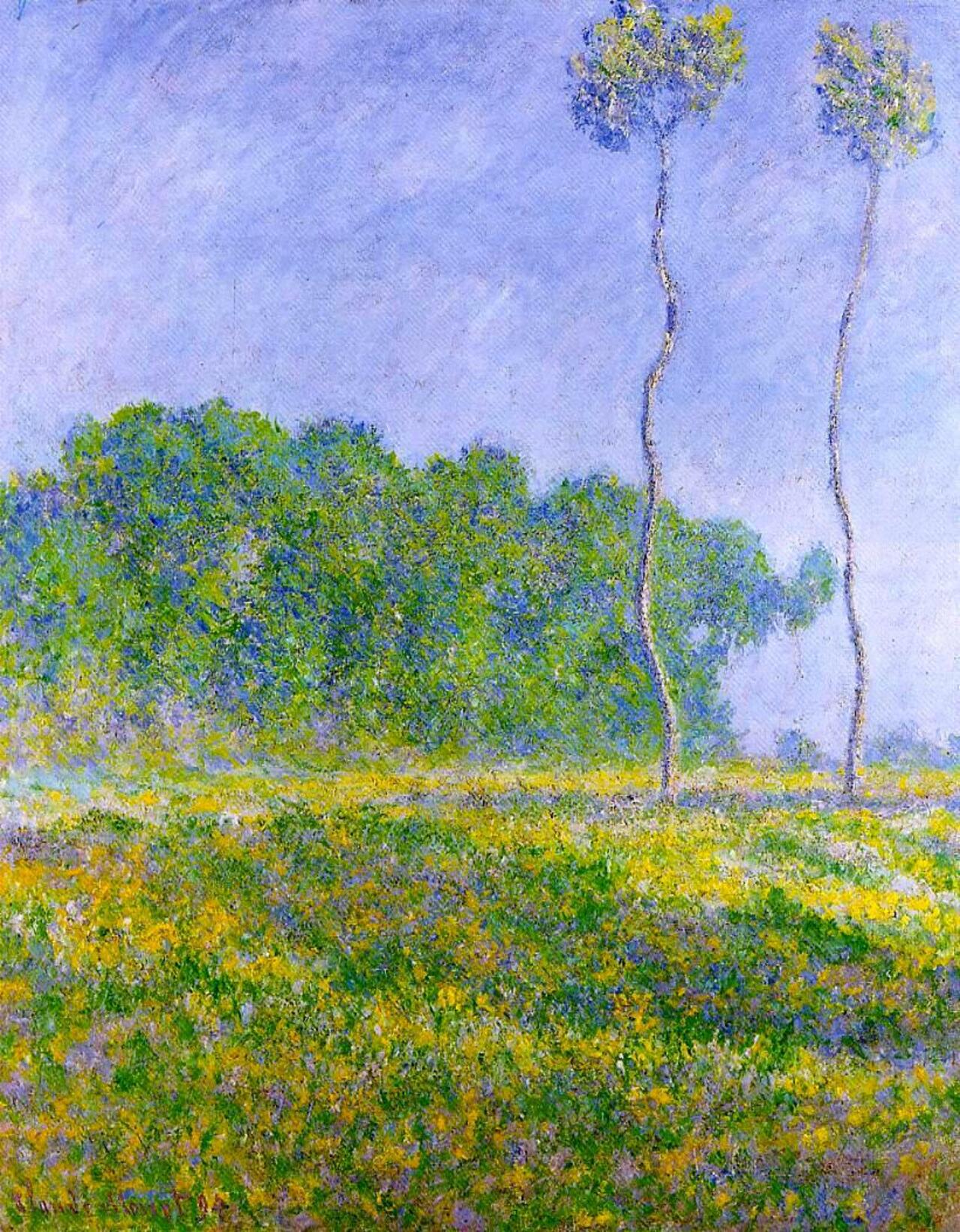 Check out Claude Monet's bright 'Spring Landscape' created in 1894 http://t.co/K7VpLxFjLh