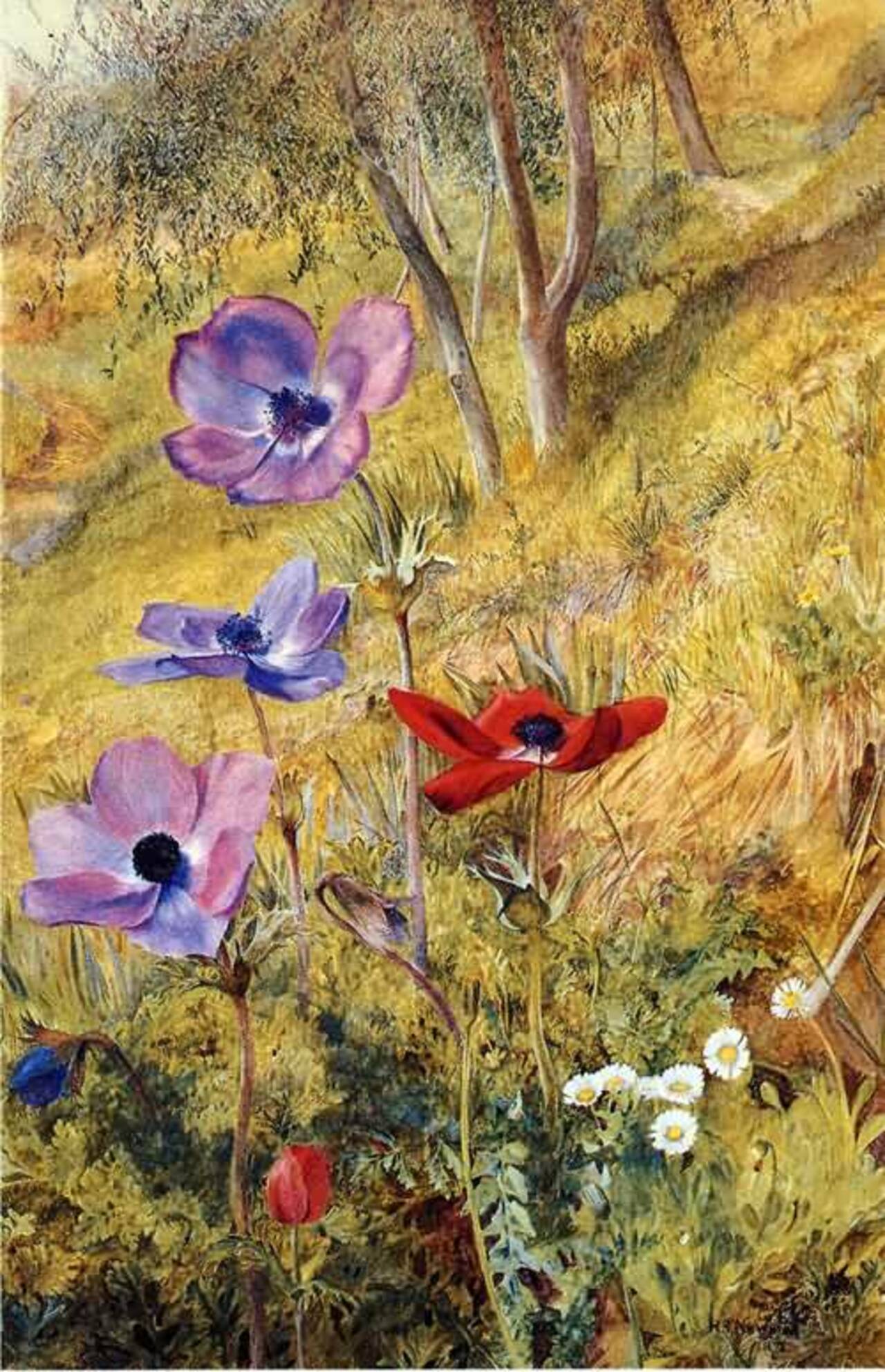 Flowers in a Landscape 1883 - Henry Roderick Newman #art http://t.co/TeK0nhrbnr
