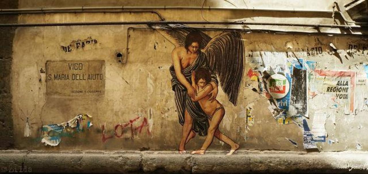 StreetArt from around the World
#StreetArt #Art #UrbanArt 
By Zilda #Napoli #Italy http://t.co/PPP545yWus