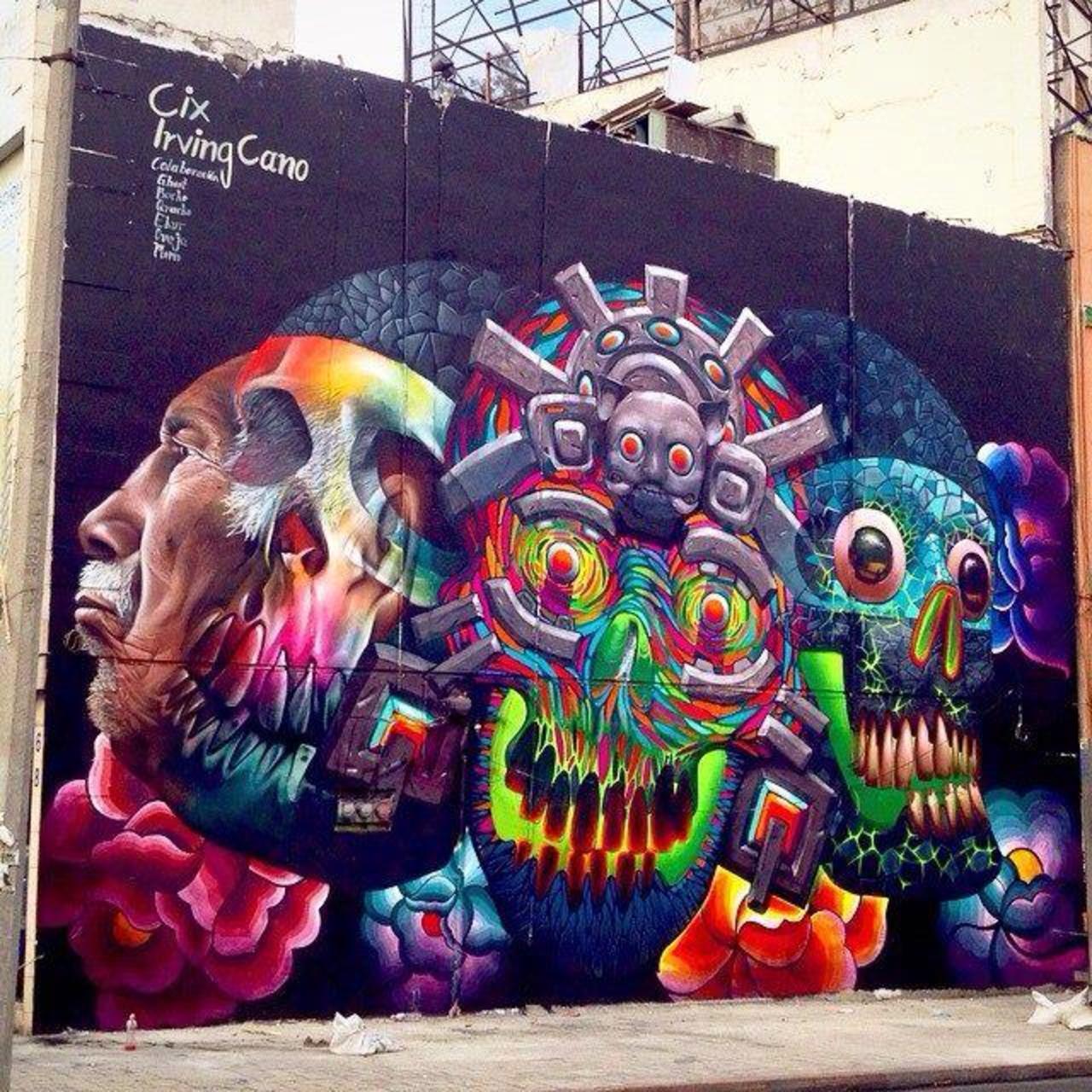 New Street Art by Irving Cano and Cix in México.

#art #arte #graffiti #streetart http://t.co/PCUTSNmG6d