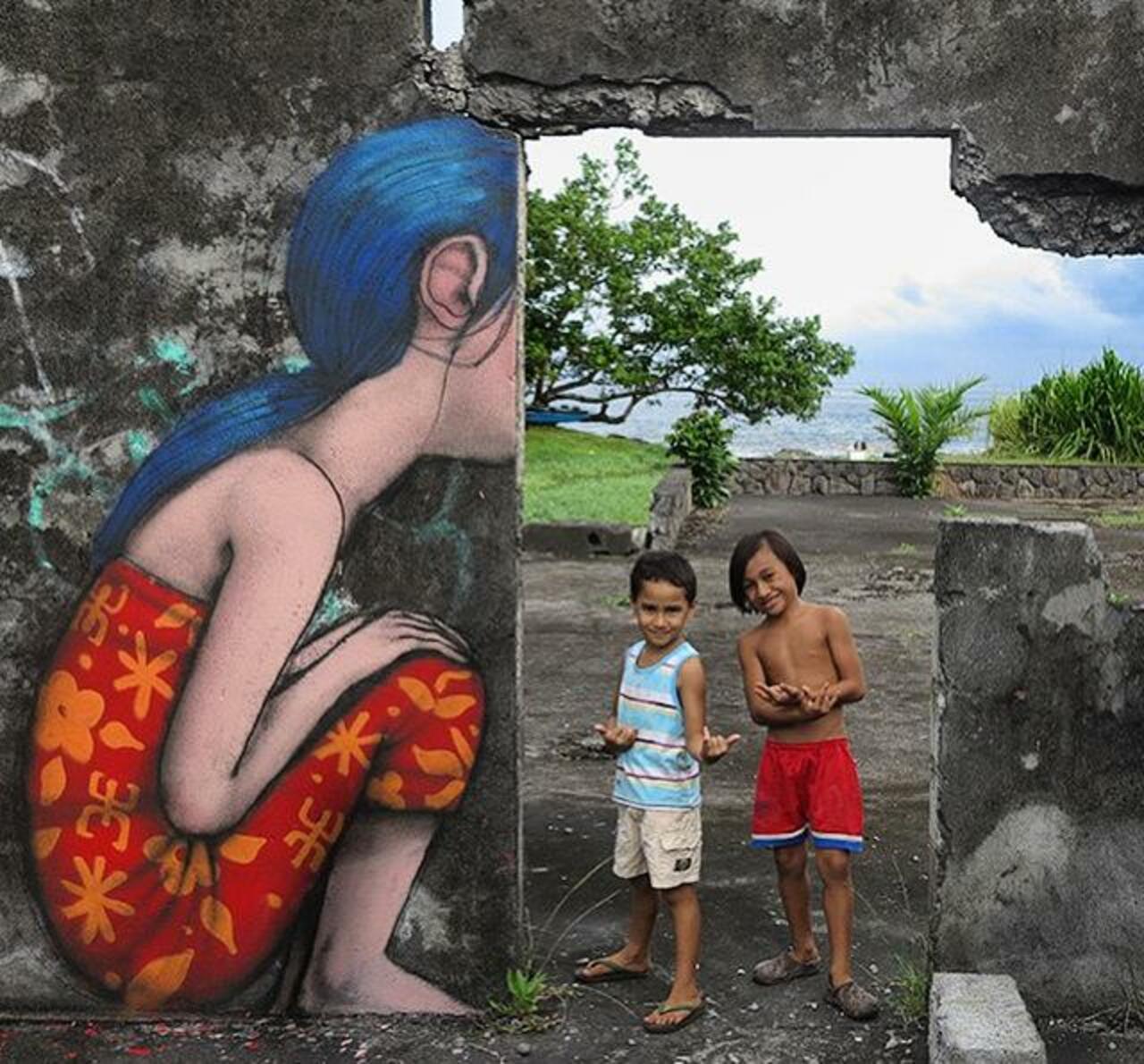 Street Art wall by Seth Globepainter in Mataiea, Tahiti 

#art #arte #graffiti #streetart http://t.co/xsDYNrgE5b