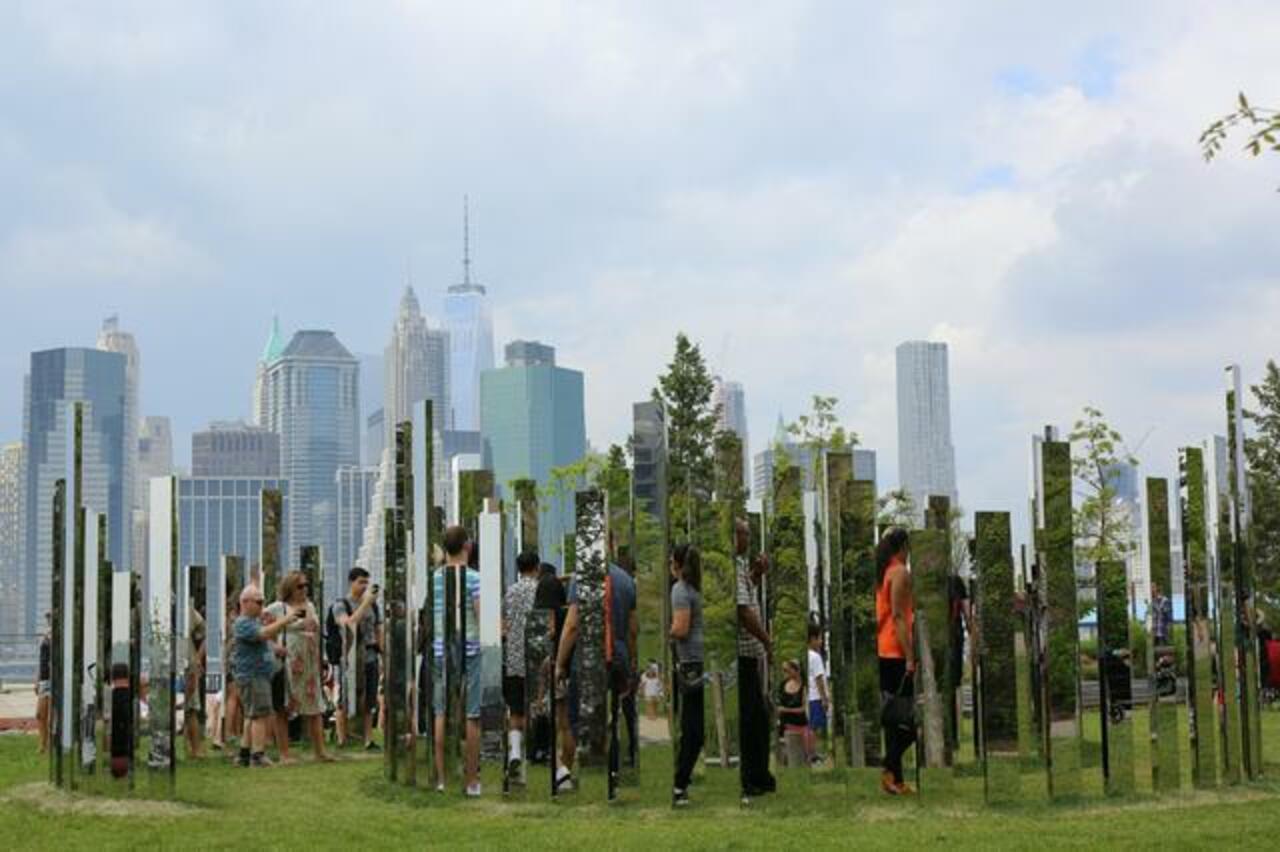Have you checked out the 1.3 mile long #art installation in #Brooklyn Bridge Park yet? http://bit.ly/1HpXDvv http://t.co/CeWqZtKhfq