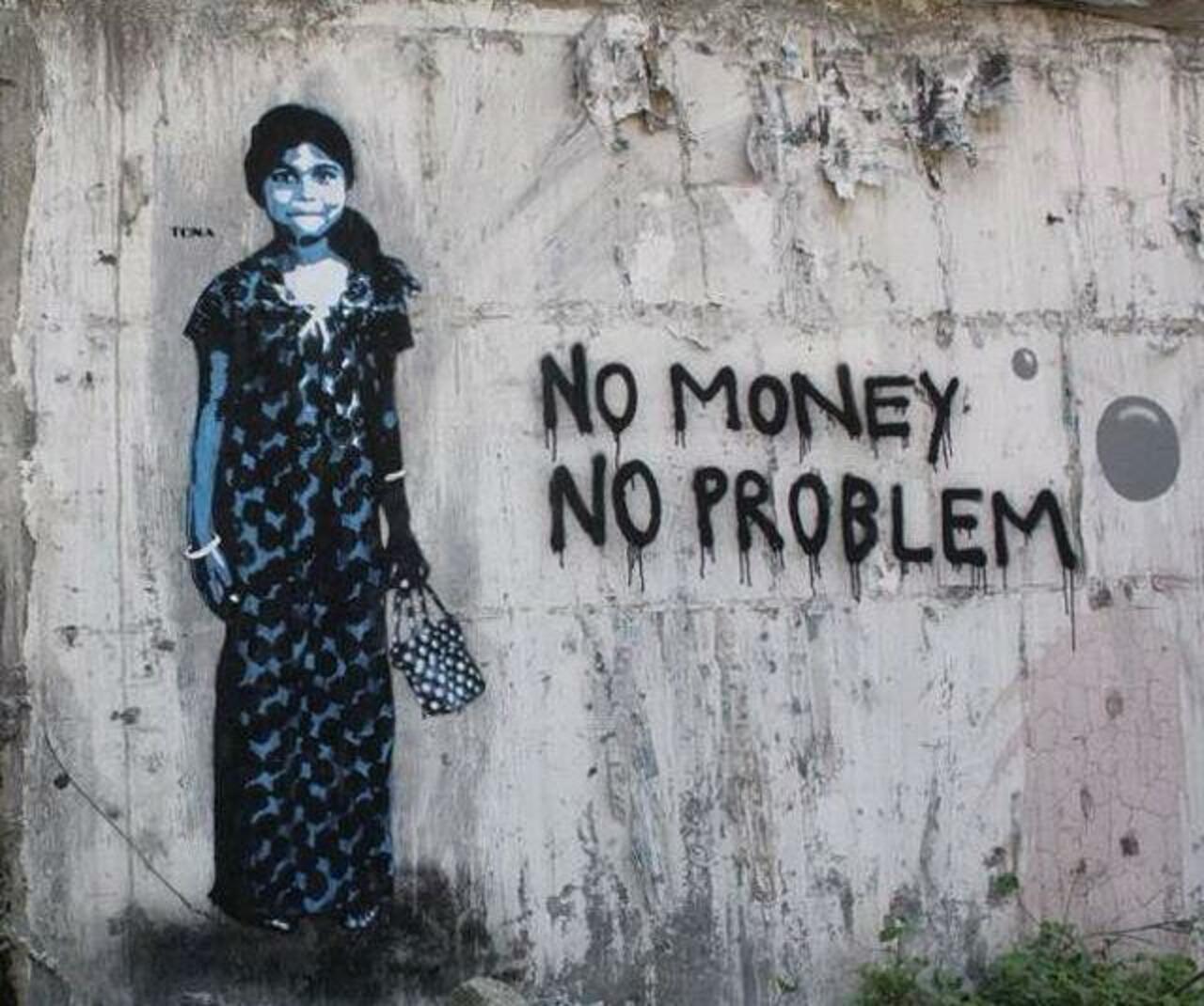 RT ArchaicManor "No Money No Problem
Street Art by TONA in Pokara, Nepal 

#art #arte #graffiti #streetart http://t.co/nBWtLsv9A3 yo"