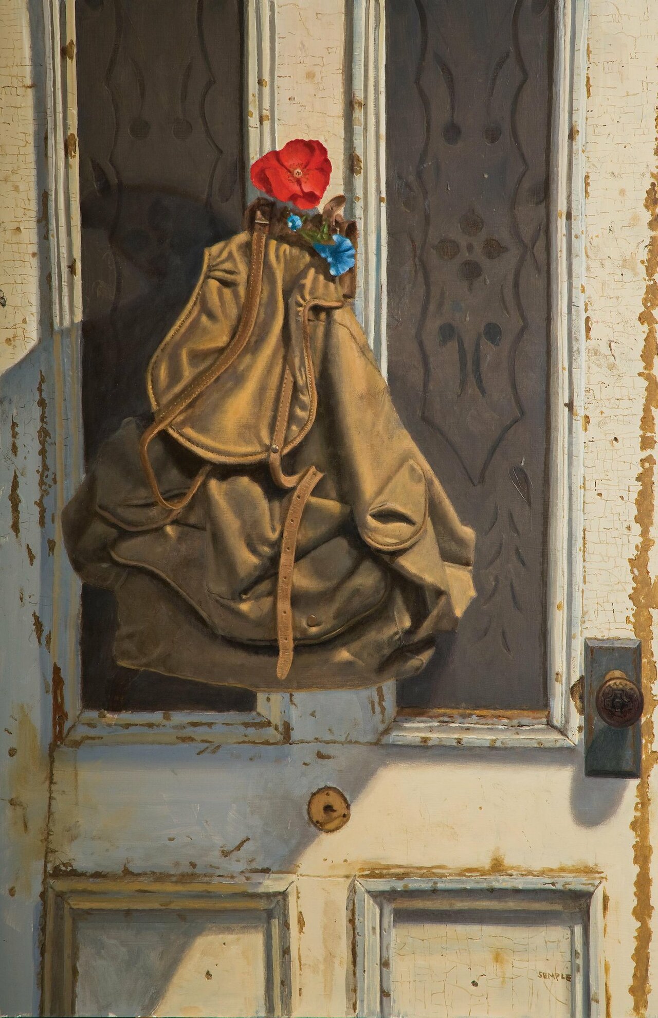 Mallory's Knapsack #Oilonpanel, 2010 #Art #OilPainting #StillLife #Artist http://t.co/kvDvzOuGV4