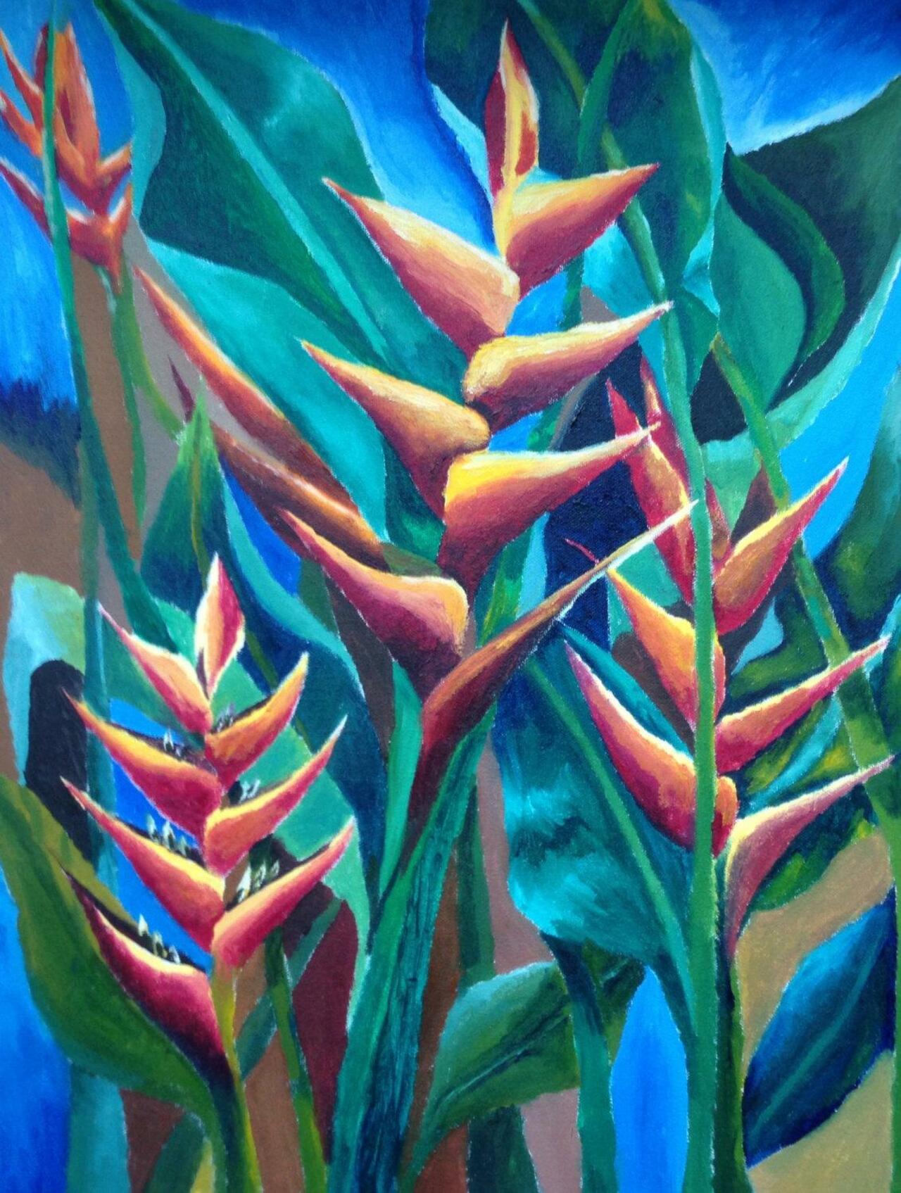 #Art  #StillLife #Heliconias , Giclee on Canvas… https://www.etsy.com/listing/162406030/art-painting-still-life-heliconias?utm_source=etsyfu&utm_medium=api&utm_campaign=api #Etsy #GicleeOnCanvas http://t.co/CXOYQ36cVB