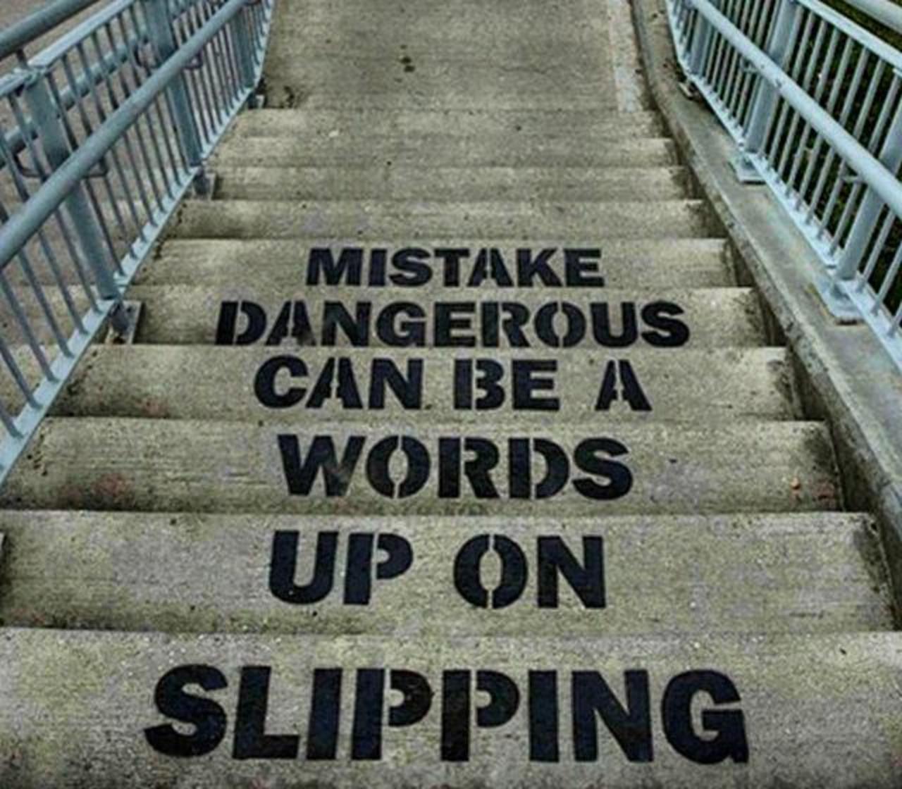 Slipping up on words can be a dangerous mistake 

Street Art by m.obstr 

#art #arte #graffiti #streetart http://t.co/puAhqyS2f2