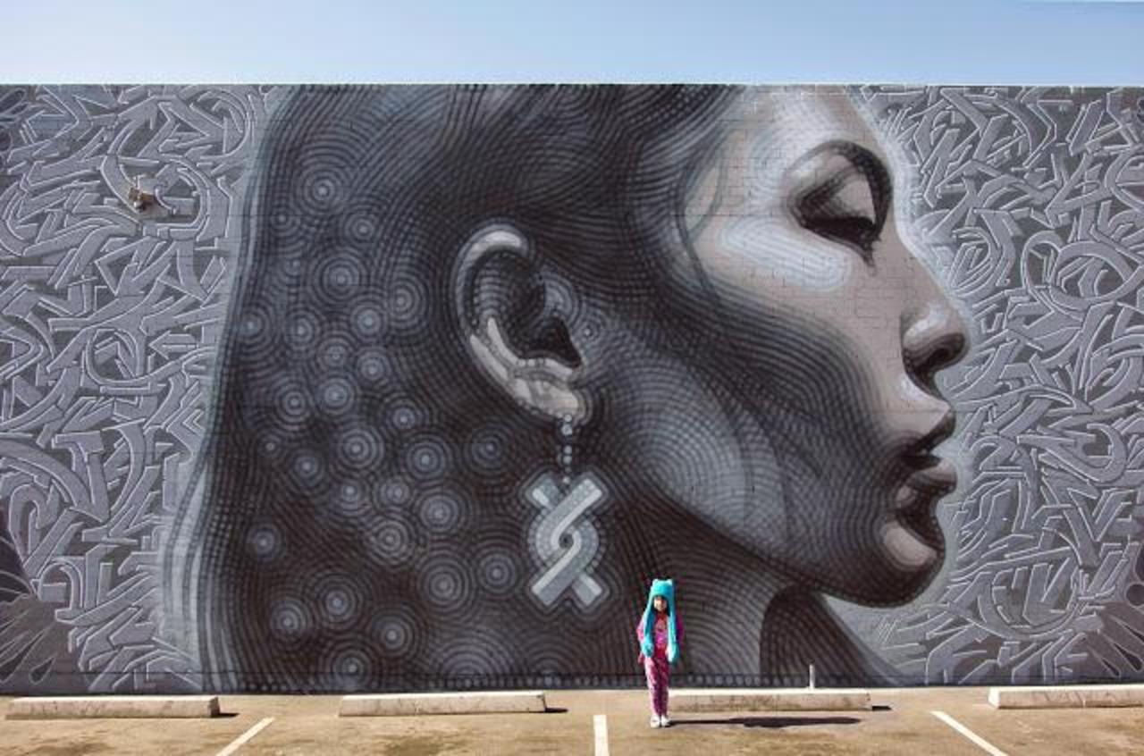 Nuestra Gente, a new mural by El Mac in Phoenix, Arizona. #StreetArt #Graffiti #Mural http://t.co/cdeSS25l6y