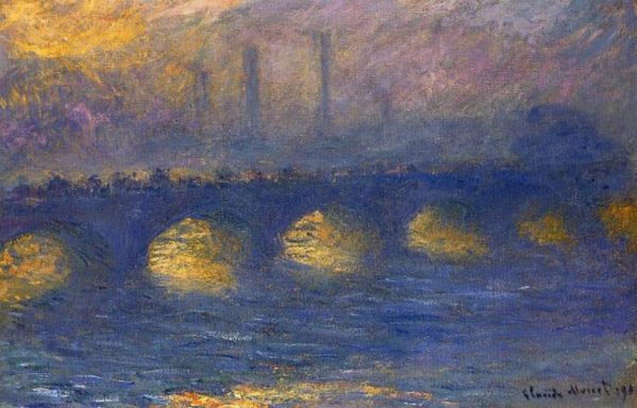 "Waterloo bridge, temps couvert " 1904 Claude #MONET___  #painting #art_____ http://t.co/B5HCwvhbE4