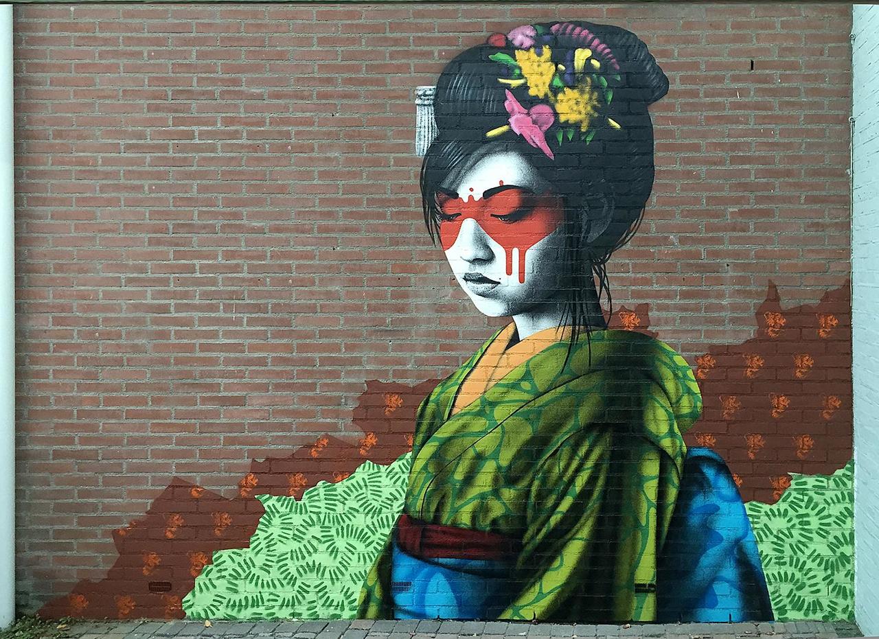 'Oralali', a new mural by Fin DAC in Breda, Netherlands. #StreetArt #Graffiti #Mural http://t.co/0AP5EOHhYQ https://goo.gl/7kifqw