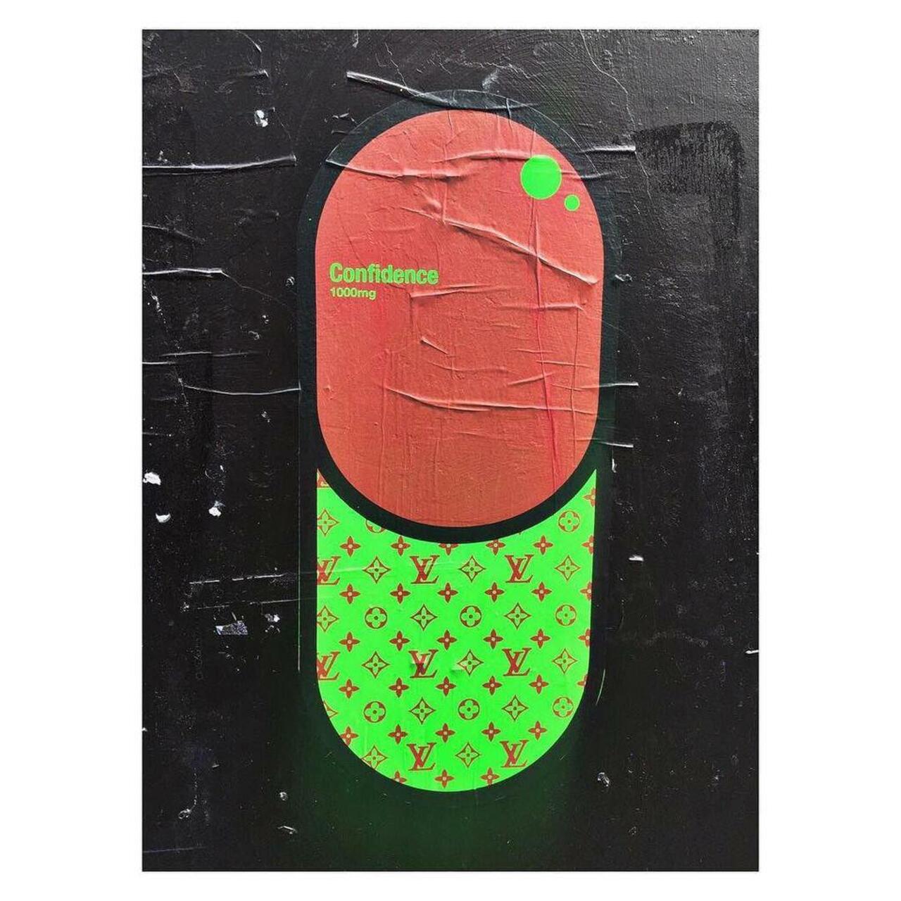 And more  #streetart #graffiti #pills #pill #neon #louisvuitton #stickers #stencil #canvas #wall #mural #wallmur… http://t.co/81hmdbYo4j