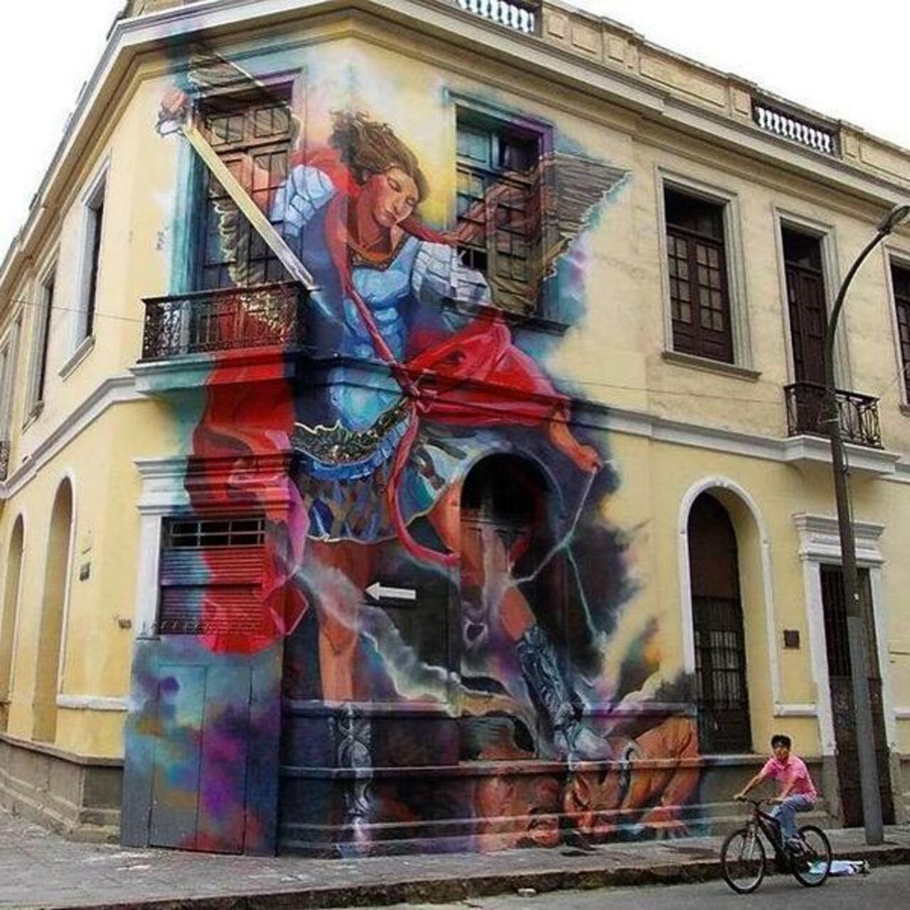 RT @streetartscout: RT @Peepsqueak @FCuypers Street art #graffiti by Raf in Lima, Peru @KimKaosDK #streetart #urbanart #peru #art #mural http://t.co/pSa6DnWajB