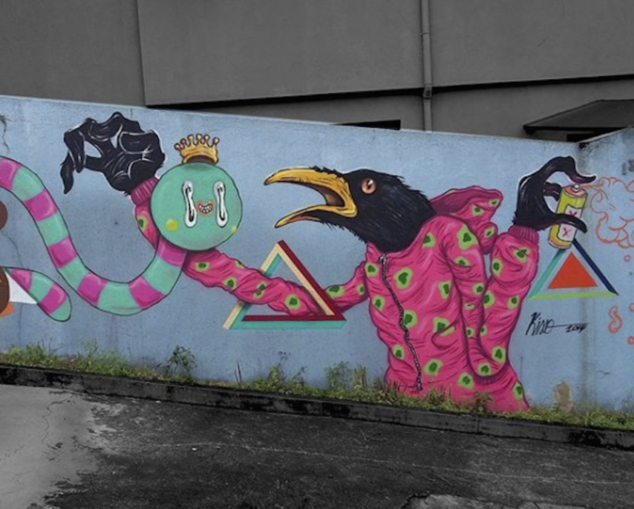 Corvoman Vs King Minhoco #streetart mural via @StreetArtSP http://streetartsp.com.br/artista/kisso/compartilhado-por-mondokisso-em-sep-17-2015-1133/ #graffiti #urbanart #art #murals http://t.co/u1iZKP8fZN