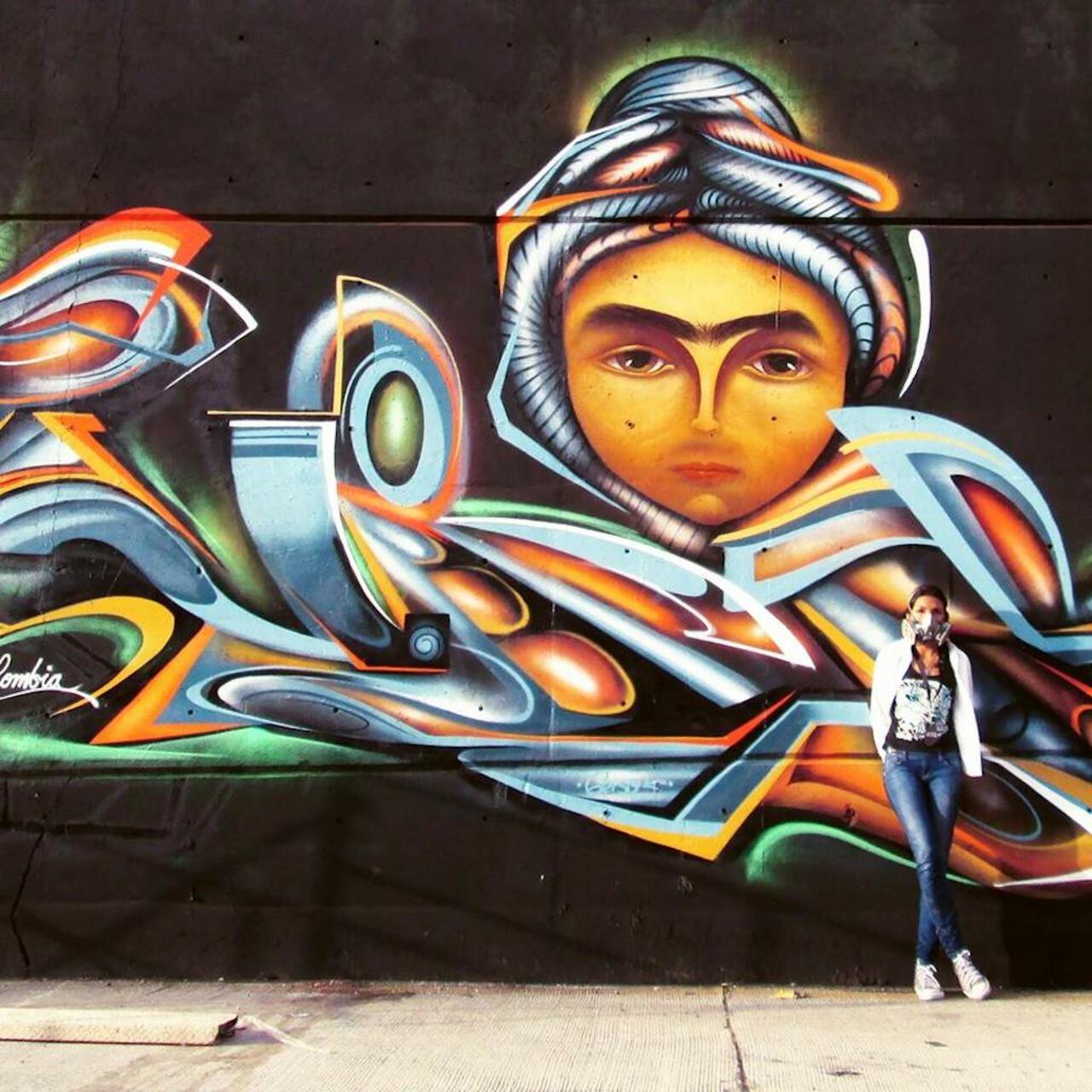 Artist Zurik from Colombia  #murals #art #streetart #urbanart #Graffiti #Zurik http://t.co/1vQBTRUTME