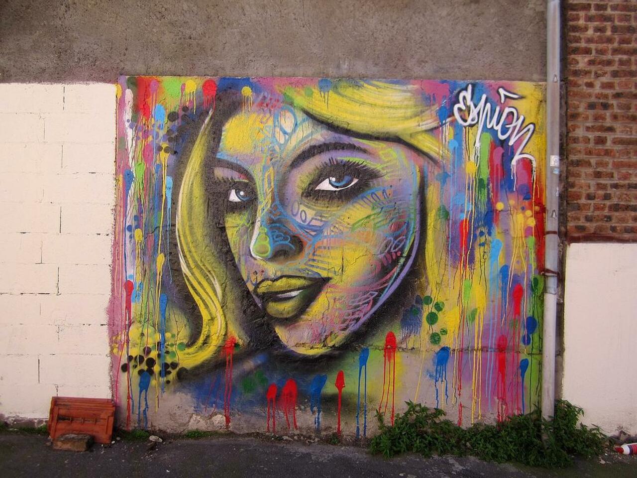 Street Art by Espion in #Montreuil http://www.urbacolors.com #art #mural #graffiti #streetart http://t.co/8cIePfsU6H
