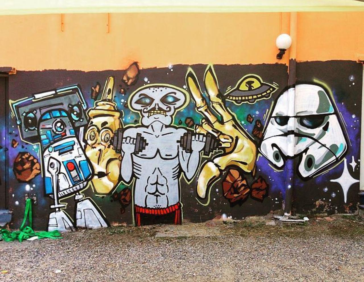 RT @artpushr: via #giano306 "http://ift.tt/1OCkkCq" #graffiti #streetart http://t.co/2GBKGvhulC