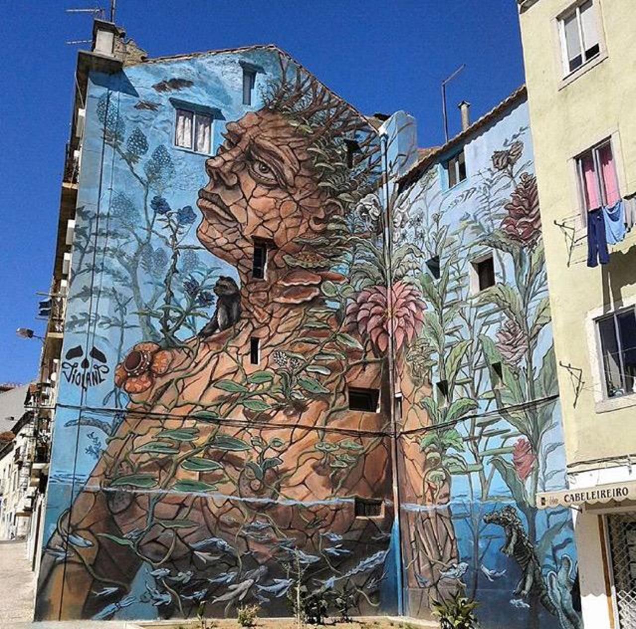 RT @mzajaeh: Street Art by Violant 

#art #graffiti #mural #streetart http://t.co/awgjVnDyMz