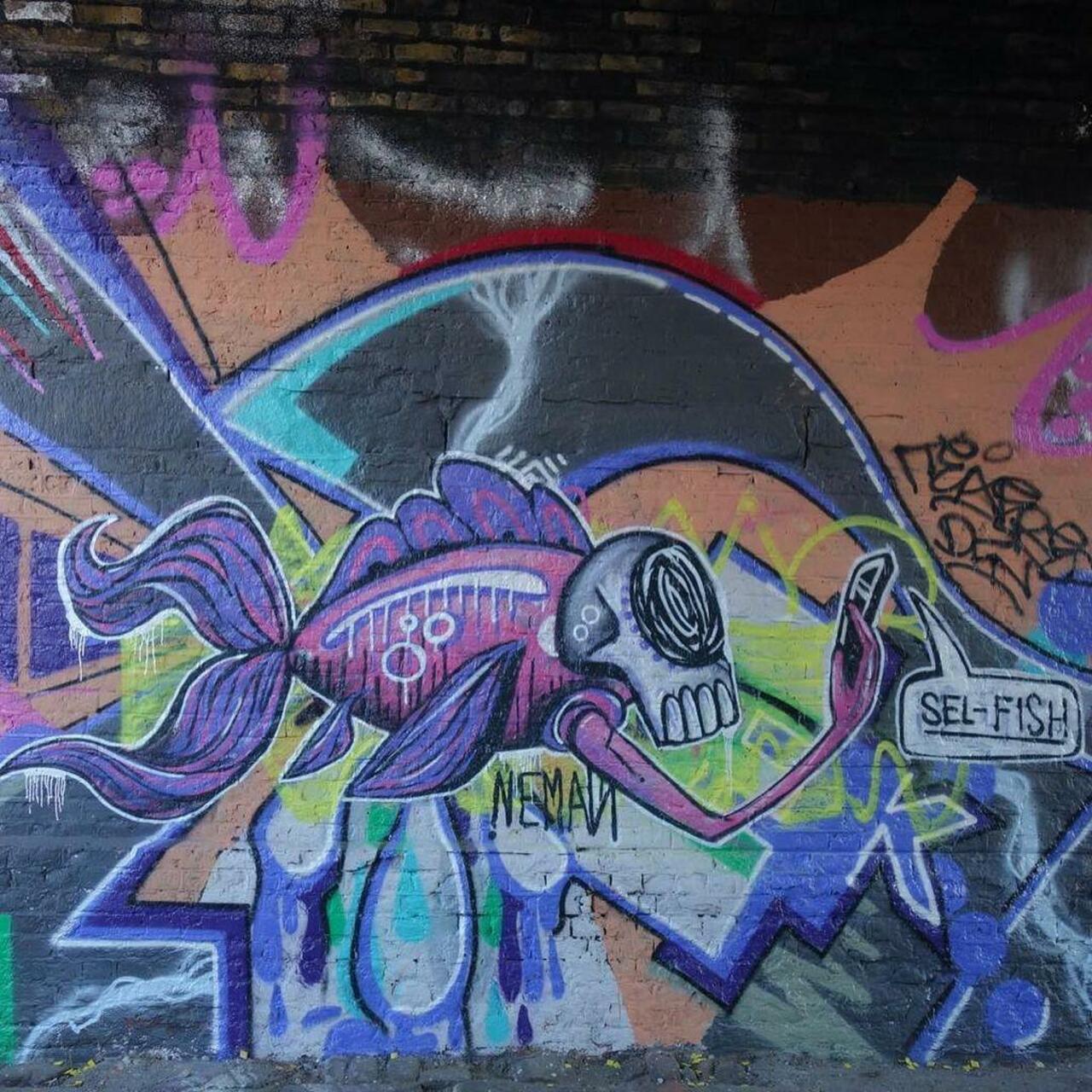 PunArt. It's a Sel-fish!
#streetart #streetartlondon #urbanart #streetphotography #murals #art #graffiti #graff #gr… http://t.co/WWXhwWu3aF