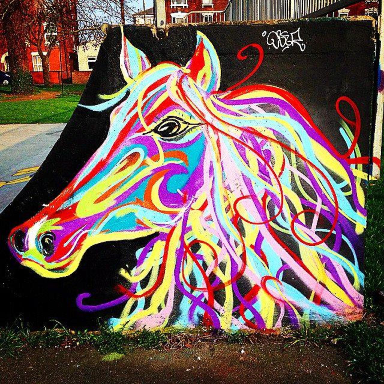Found at #Glouceter city skatepark #streetart artist unknown #graffiti #photography #skatelife #horse @rtglos http://t.co/LOYXUBt8ZX