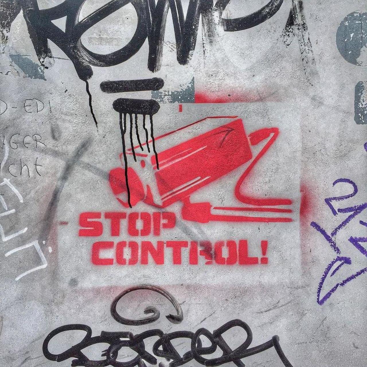 Stop Control! #graffiti #streetart #wall #spray #paint #stencil #pochoir #schablone #famig… http://ift.tt/1YRU1LW https://t.co/a2AKnA7z1h