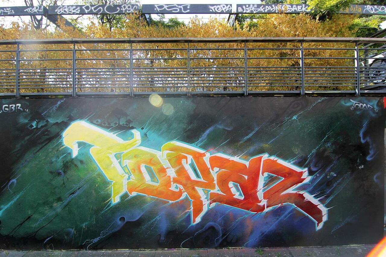 Street Art by Topaz in #Angers http://www.urbacolors.com #art #mural #graffiti #streetart http://t.co/4CJgUdhvU7