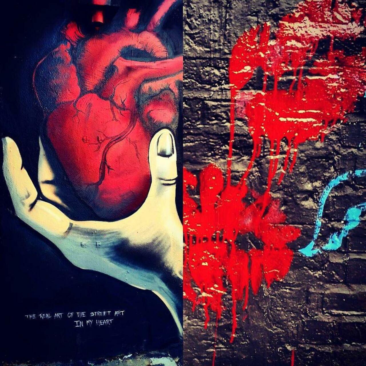 The Real Art of Street Art in my Heart | #kisses #heart #graffiti #urbanart #London #artwork #red #power #streetart… http://t.co/hJDpzr58vq