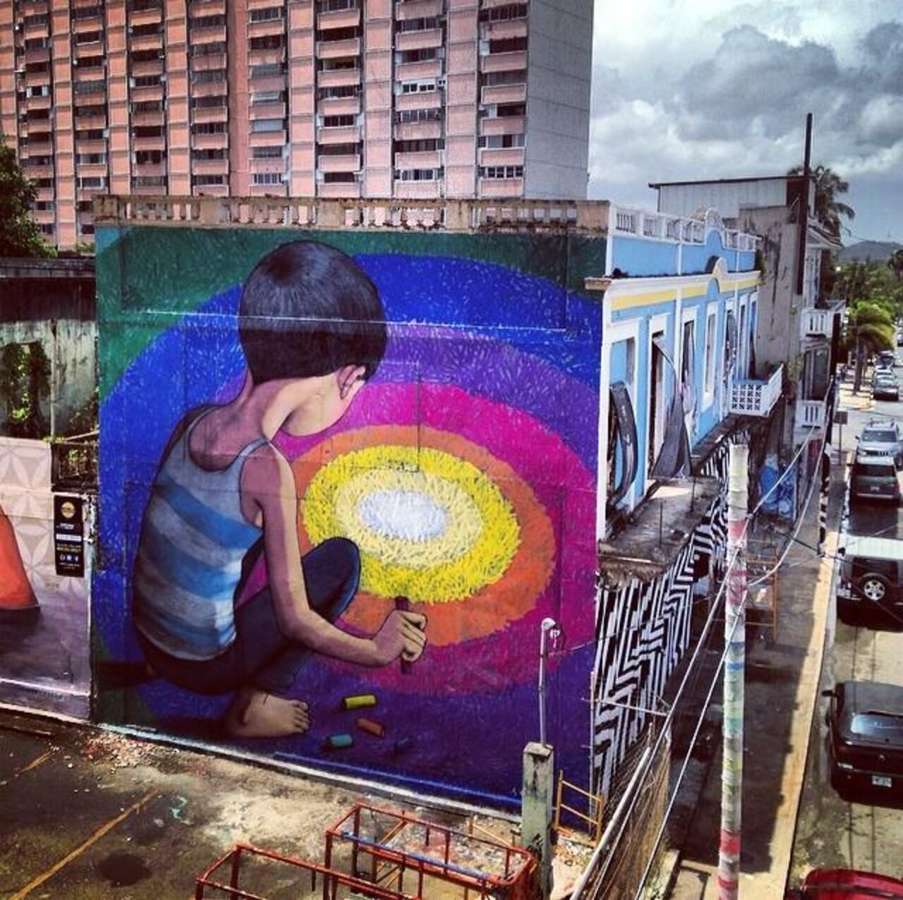Artist Seth Globepainter new large scale Street Art mural in Puerto Rico #art #mural #graffiti #streetart http://t.co/XvszpiNOqr