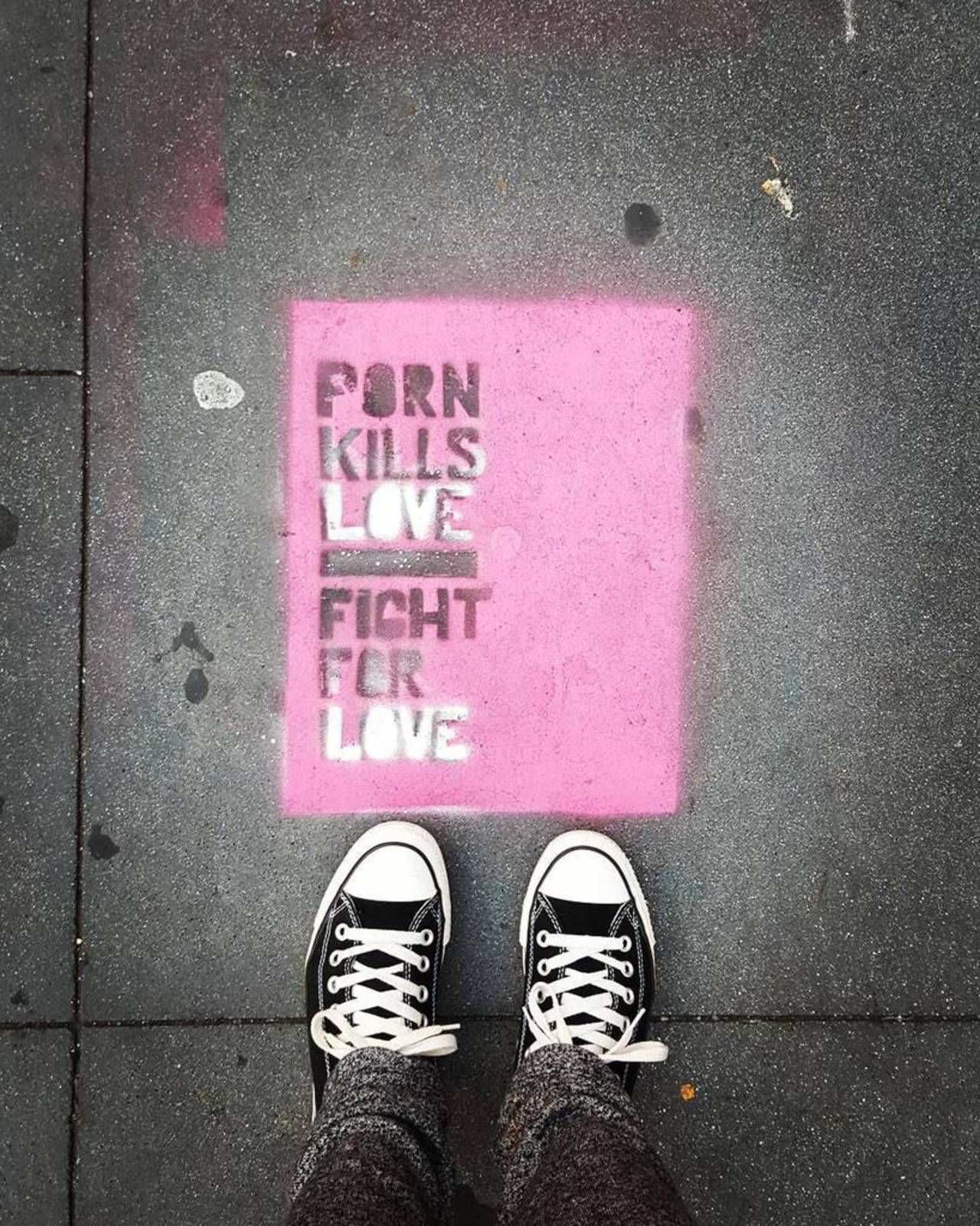 Fight for Love ♡ #Mission #16th #quotes #qotd #streetart #art #graffiti #popart #Love #SF #sidewalk themagicalcupca… http://t.co/3q6iMWxluA
