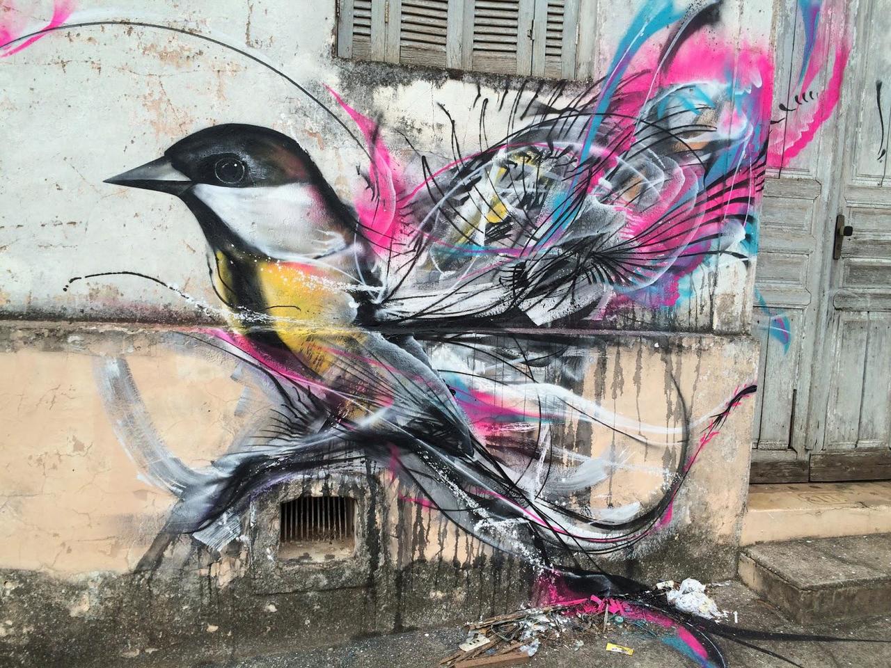 L7M creates a beautiful new painting in Sao Paulo, Brazil. #StreetArt #Graffiti #Mural http://t.co/kw6q2F83KK