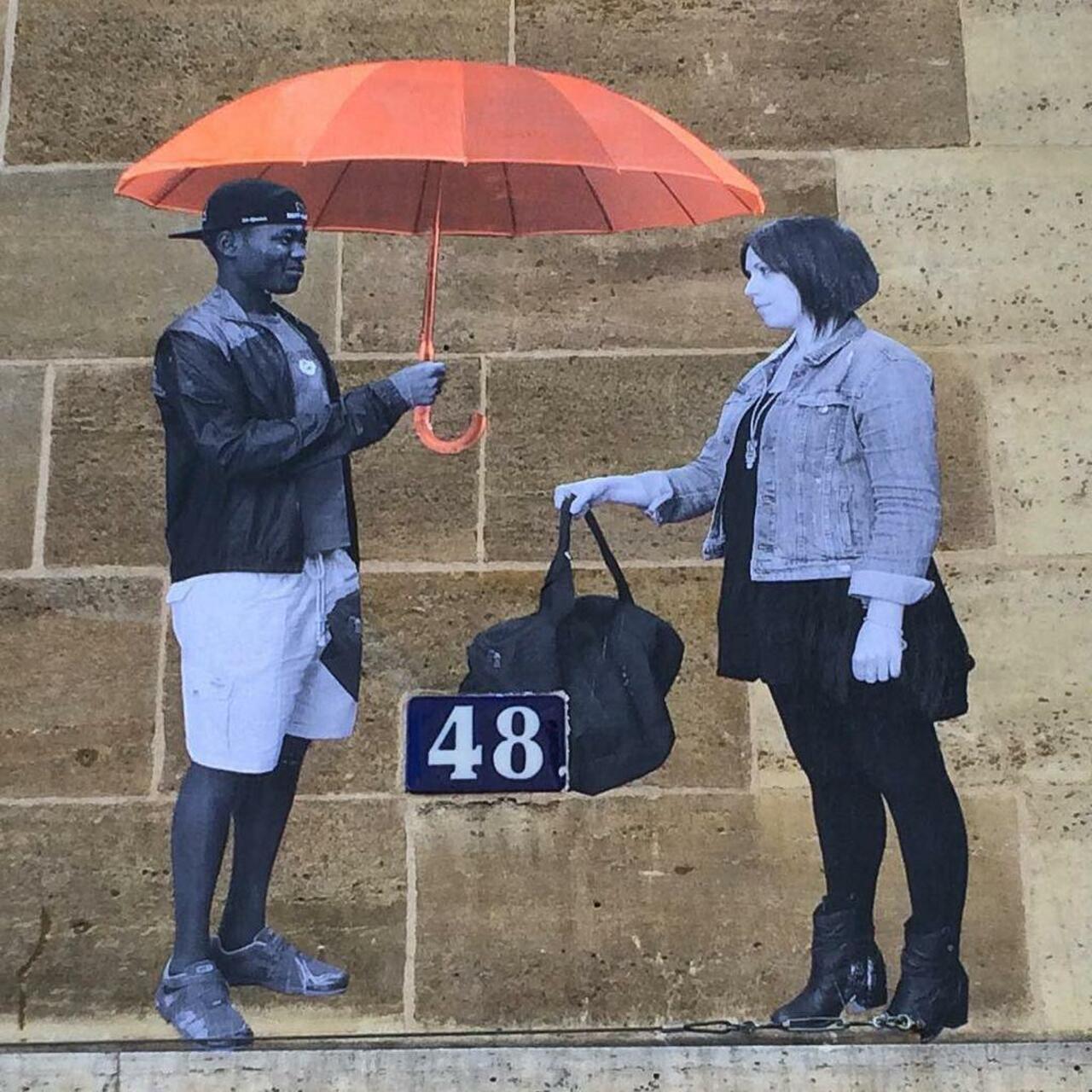 RT @StArtEverywhere: Under my umbrella #streetphotography #parisstreetart #graffitart #graffiti #streetart #collage #stencils #welovestr… http://t.co/6WSADOazPH