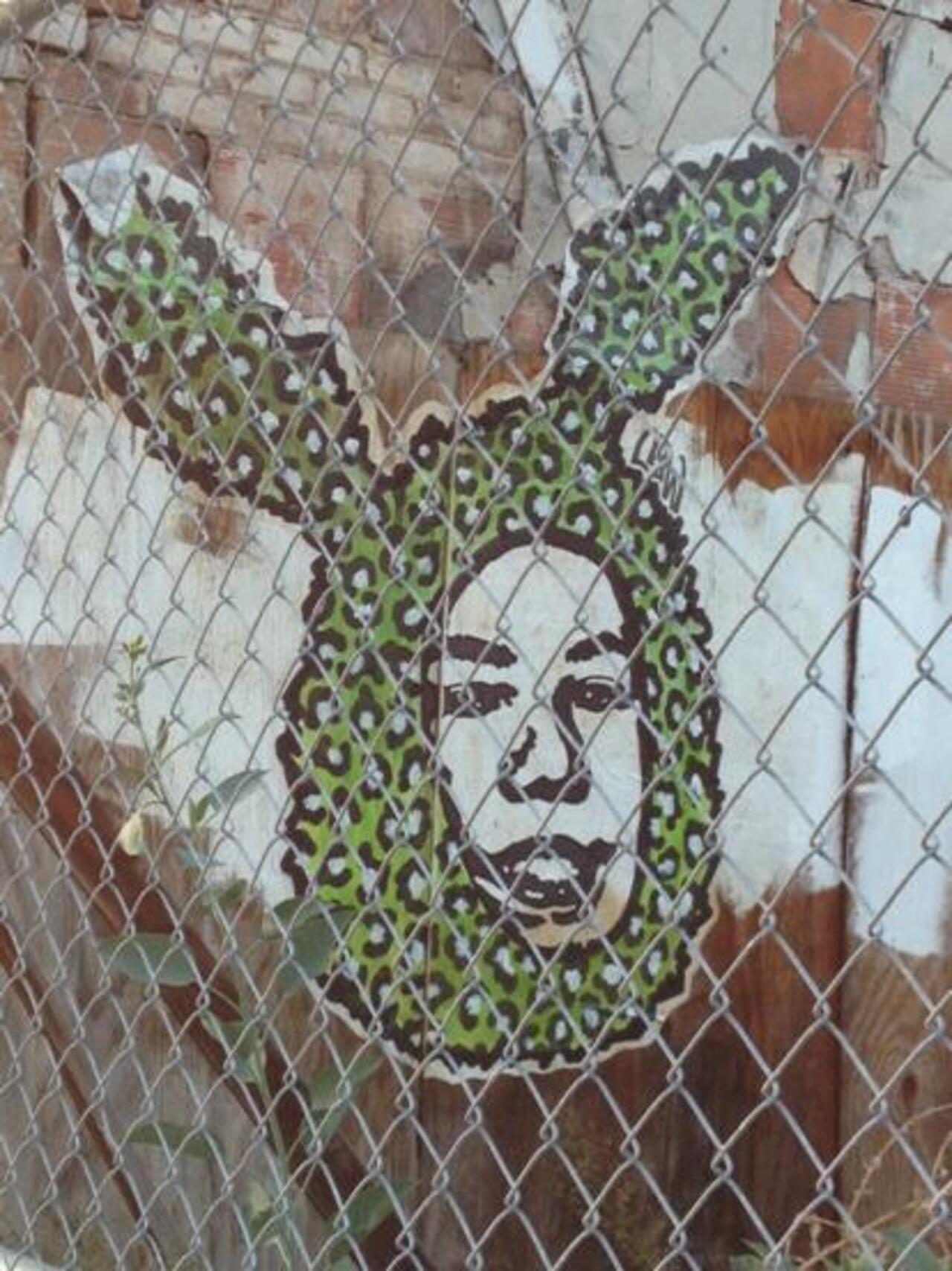 The bunny ears come out in downtown #SanDiego! #Streetart #Graffiti photo by me! #graphicdesign http://t.co/qoHE7Zj9Ir