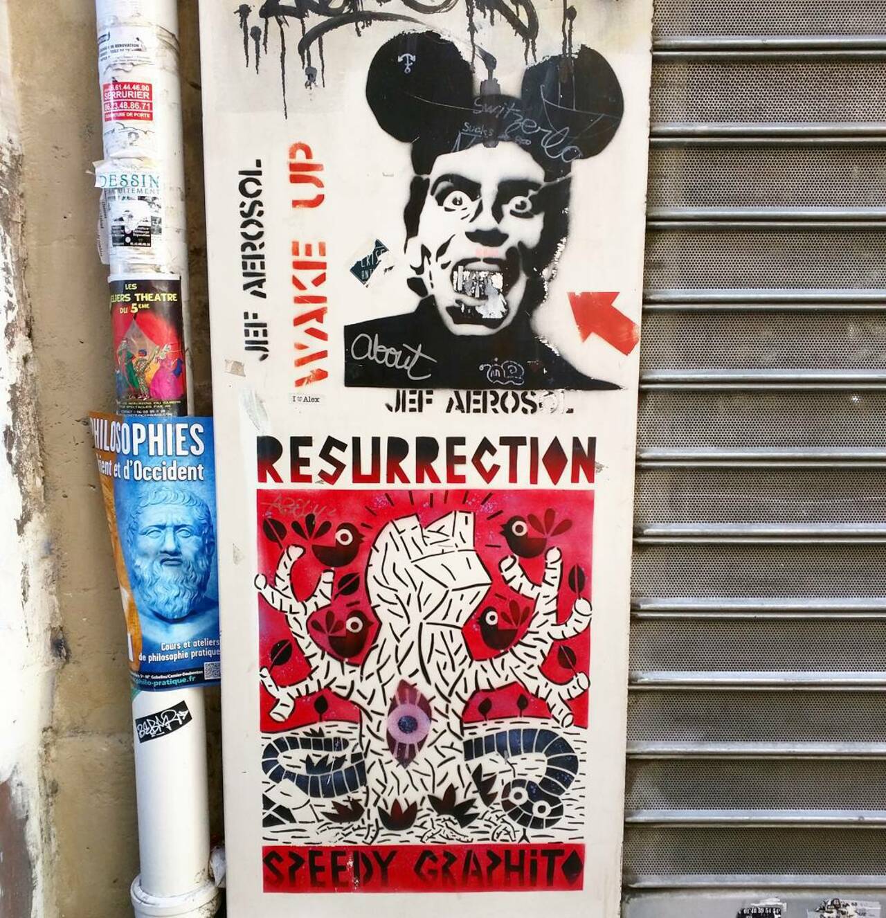 #Paris #graffiti photo by @alphaquadra http://ift.tt/1Kb6f7m #StreetArt http://t.co/MRl5GnXOh1
