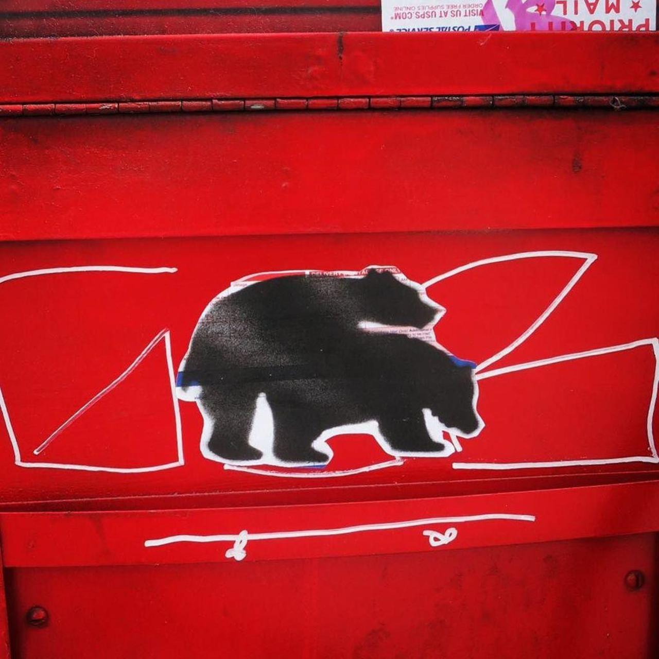 Friday's are a bear sometimes #streetart #graffiti #stickers #slaps #sfstreetart #bears http://bit.ly/1VWHvXu http://t.co/CevEq8ePnr