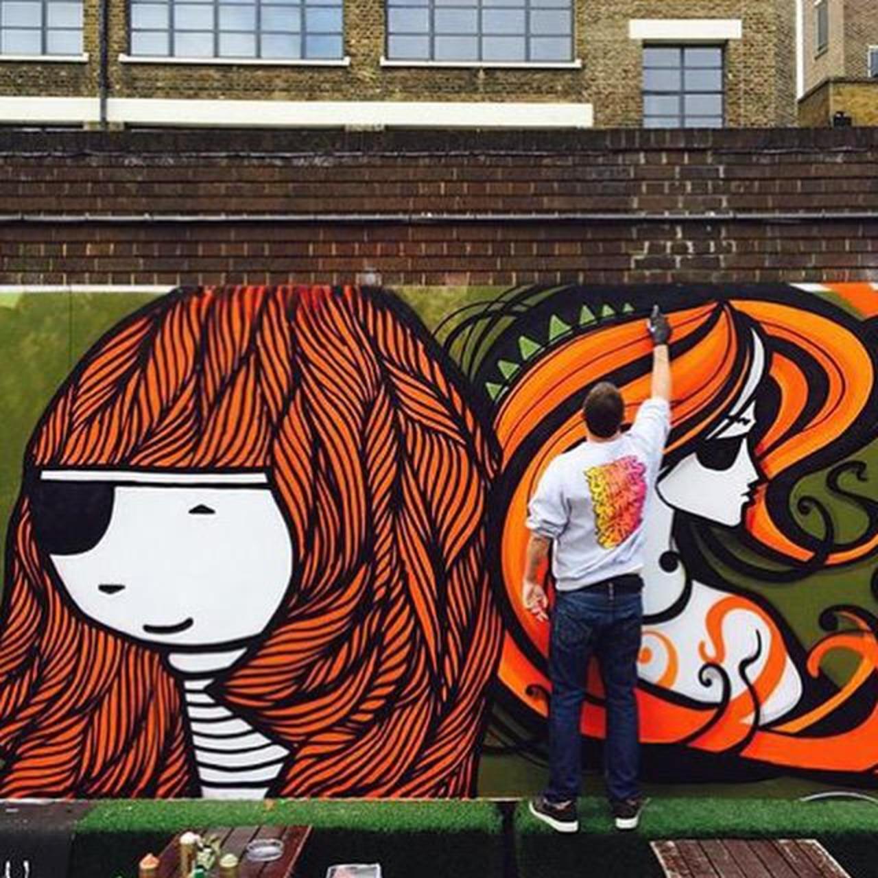 RT @inkiegraffiti: CoLab with @kid_acne @monikerprojects @jealous_london @montanacans @chromeandblack #london #streetart #graffiti http://t.co/eEPbsjI1bw