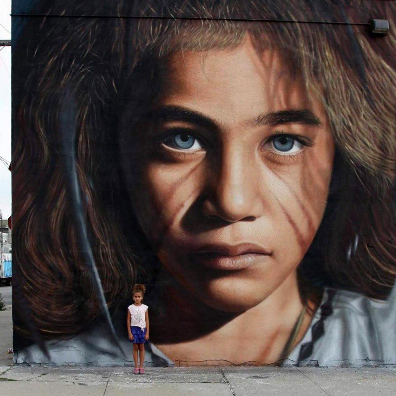 RT @artasfalt: Фотореалистичный стрит-арт 2015 
Нью-Йорк (США) 
Jorit AGOch 
#graffiti #streetart #NY http://t.co/S2xZ4KdBQ1
