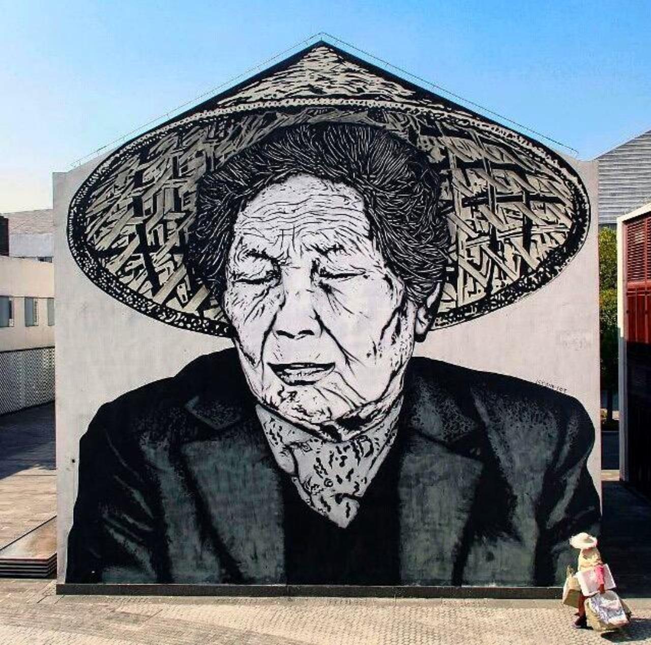 RT @artlife365: New Street Art by icy&sot in Shanghai  

#art #graffiti #mural #streetart http://t.co/aV4dzDDyI2