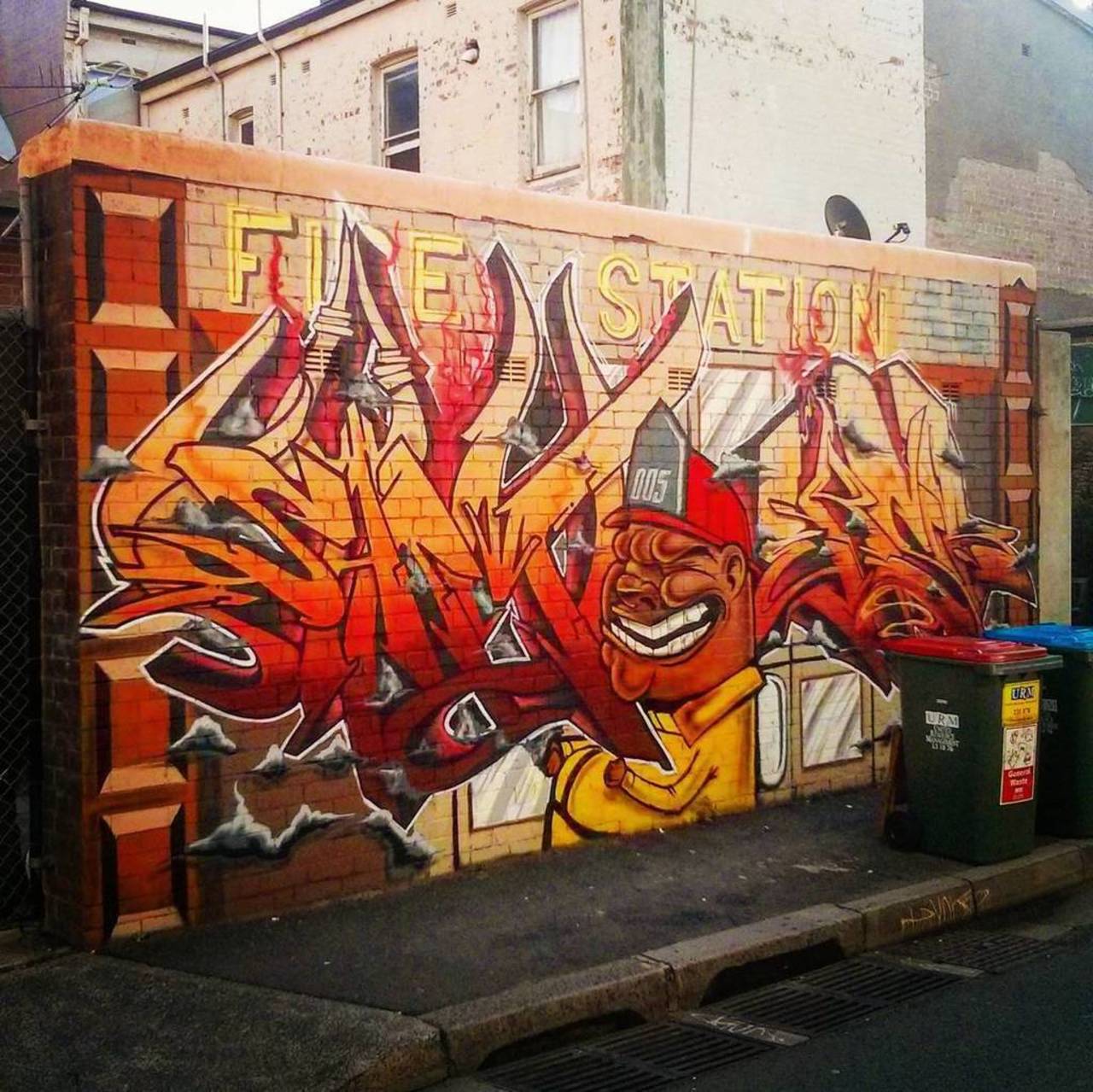 Fire Station #firestation #ifttt #newtown #sydney #sydneygraffiti #rsa_graffiti #arteurbano #streetart #graffiti #g… https://t.co/H3QDJQRRju