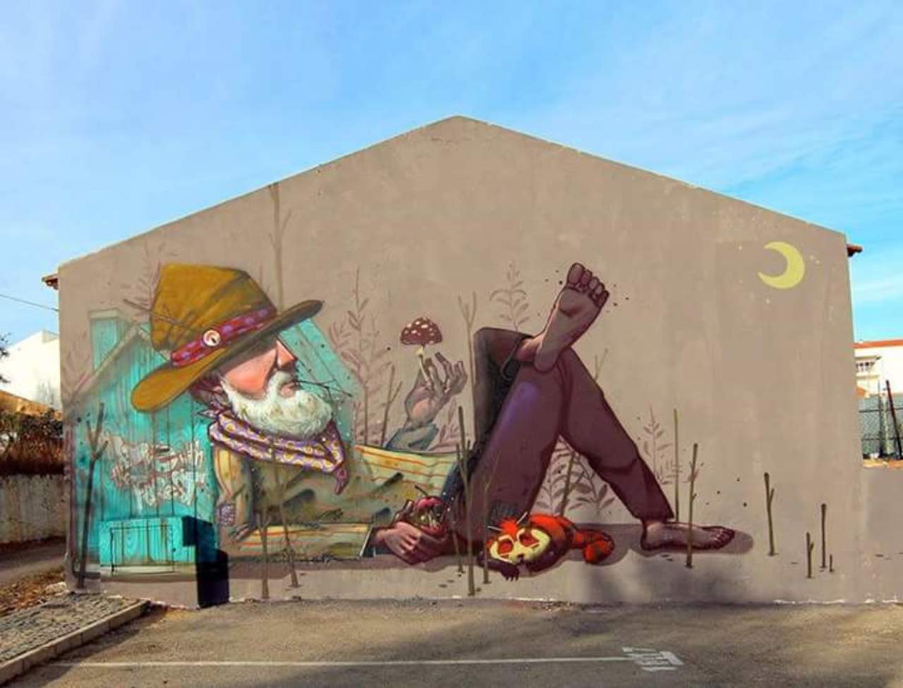 RT @hypatia373: #art #streetart #graffiti 
#MrWoodland https://t.co/8J6gijvWX2