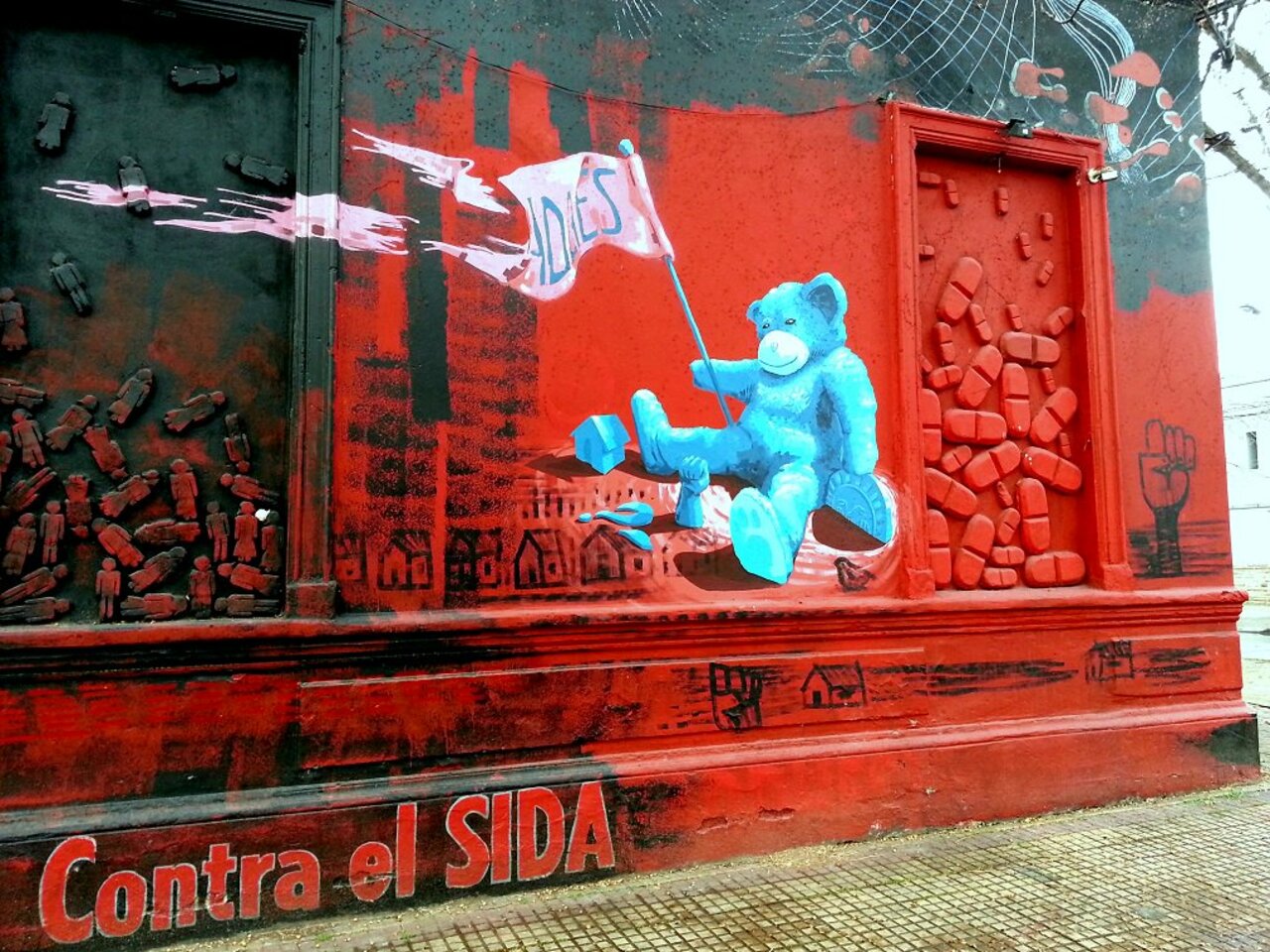 #Graffiti de hoy: << Against Aids >> calles 40y117 #LaPlata #Argentina #StreetArt #UrbanArt #ArteUrbano https://t.co/1IQles1dov