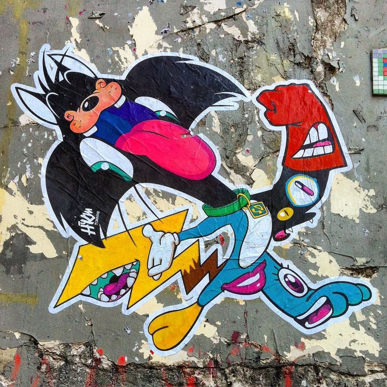 #Paris #graffiti photo by @jeanlucr http://ift.tt/1LIkpPi #StreetArt https://t.co/qics4KMzDj