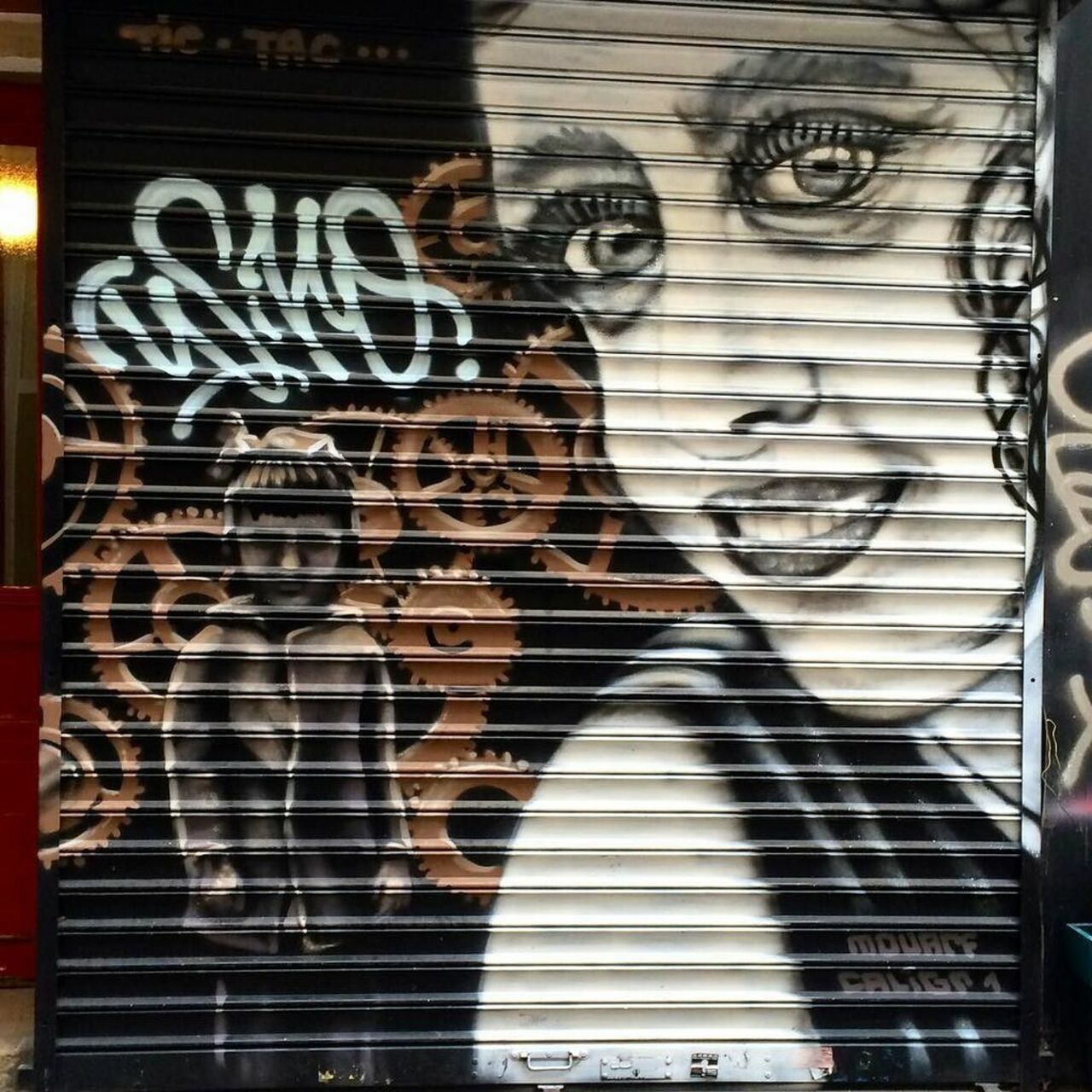 #streetart by @themouarf #mouarf & #caligr #streetartparis #parisstreetart #graffiti #graffitiart by benapix https://t.co/8OnCxtv10k