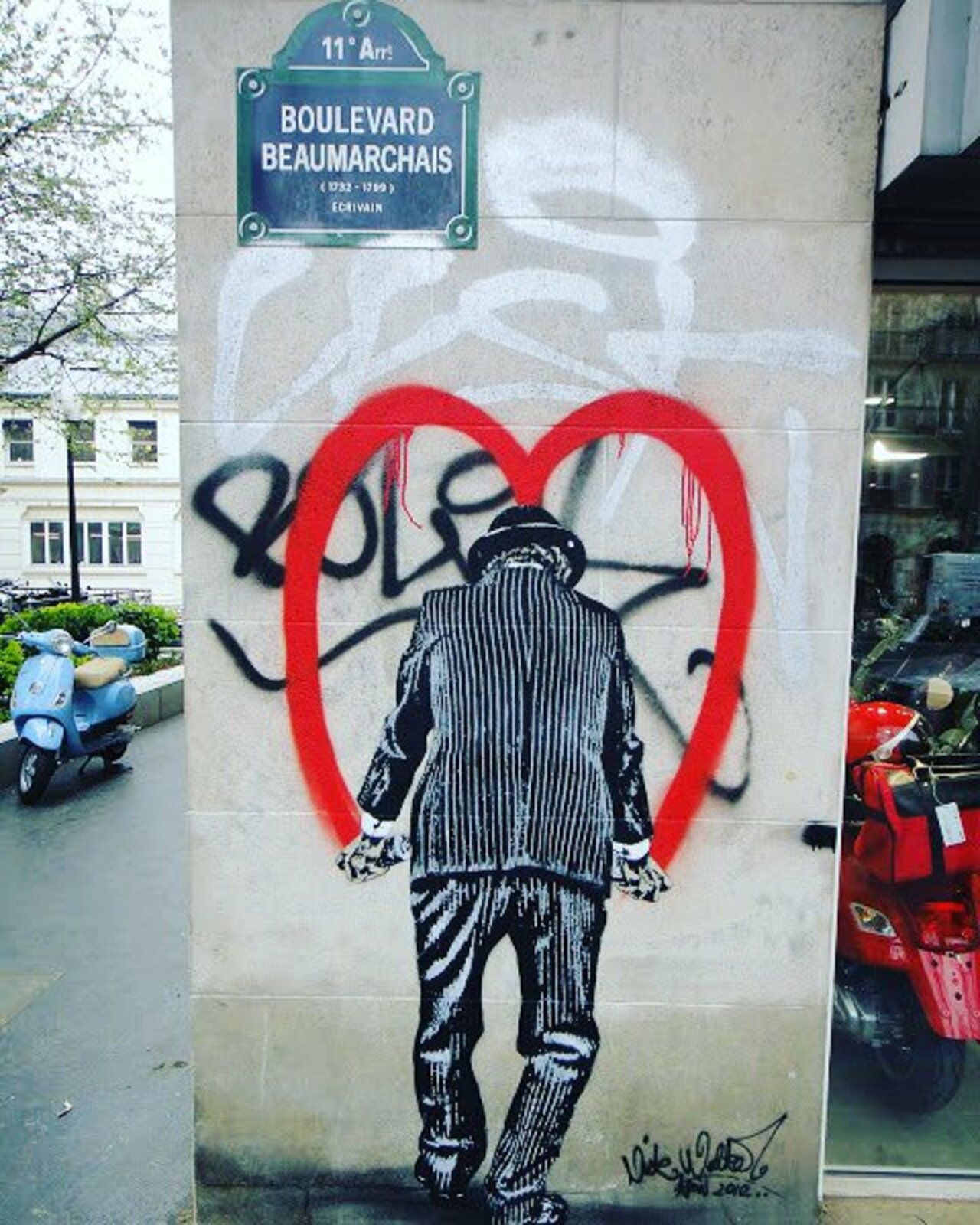 circumjacent_fr: #Paris #graffiti photo by girlwithstyle78 http://ift.tt/1MZkt1H #StreetArt https://t.co/zmQDyY6ldo