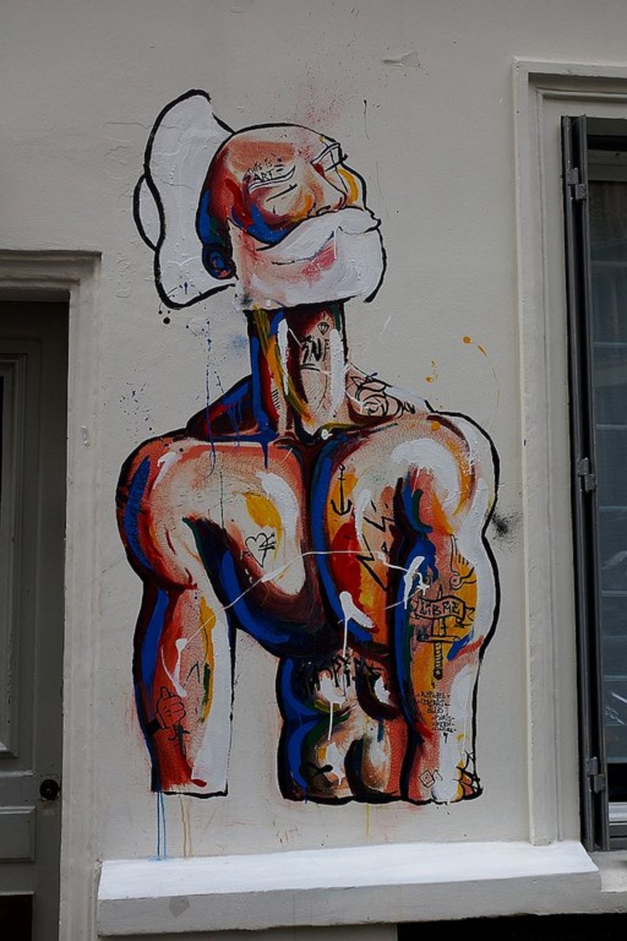 RT @urbacolors: Street Art by anonymous in #Paris http://www.urbacolors.com #art #mural #graffiti #streetart https://t.co/w0SMXaKP0m