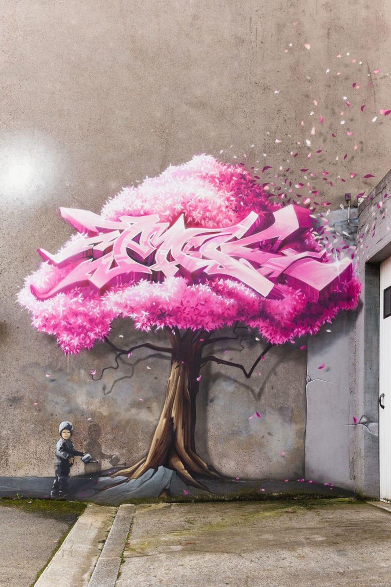 #Streetart #urbanart #graffiti #mural de l'artiste Yann Metivier aka PakOne - Brest #Bretagne https://t.co/EZV7TErIYD