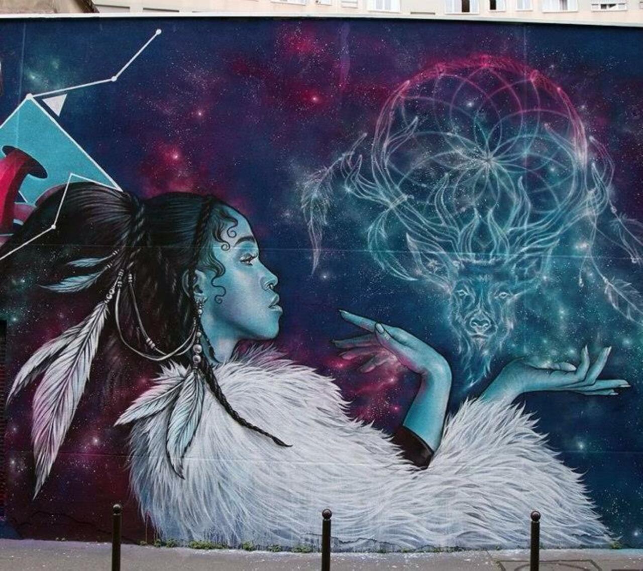 RT @designopinion: Artist Alex new Street Art mural located in Paris, France #art #mural #graffiti #streetart https://t.co/qPdFkiRlcV