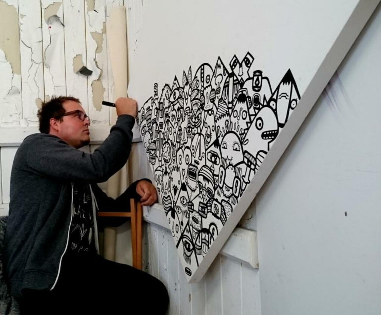 RT @artfinder: #CreativeWeekend We hope that Kev's work will make you #smile! » http://bit.ly/1IQP5g3 #graffiti #urban #streetart http://t.co/Nr485SWWFD